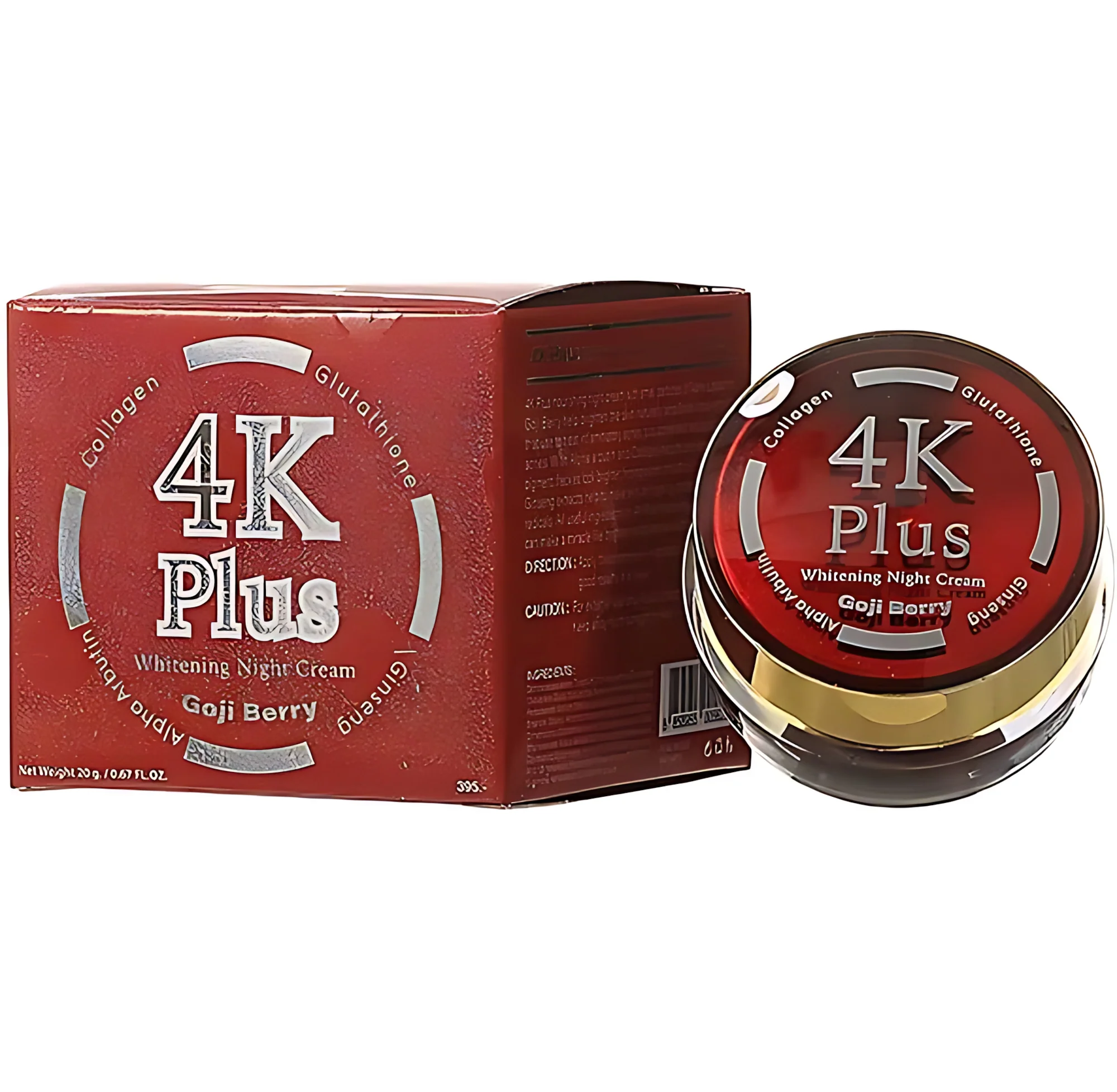 4K Plus Whitening Night Cream 5X Goji Berry – 20g - Image 10