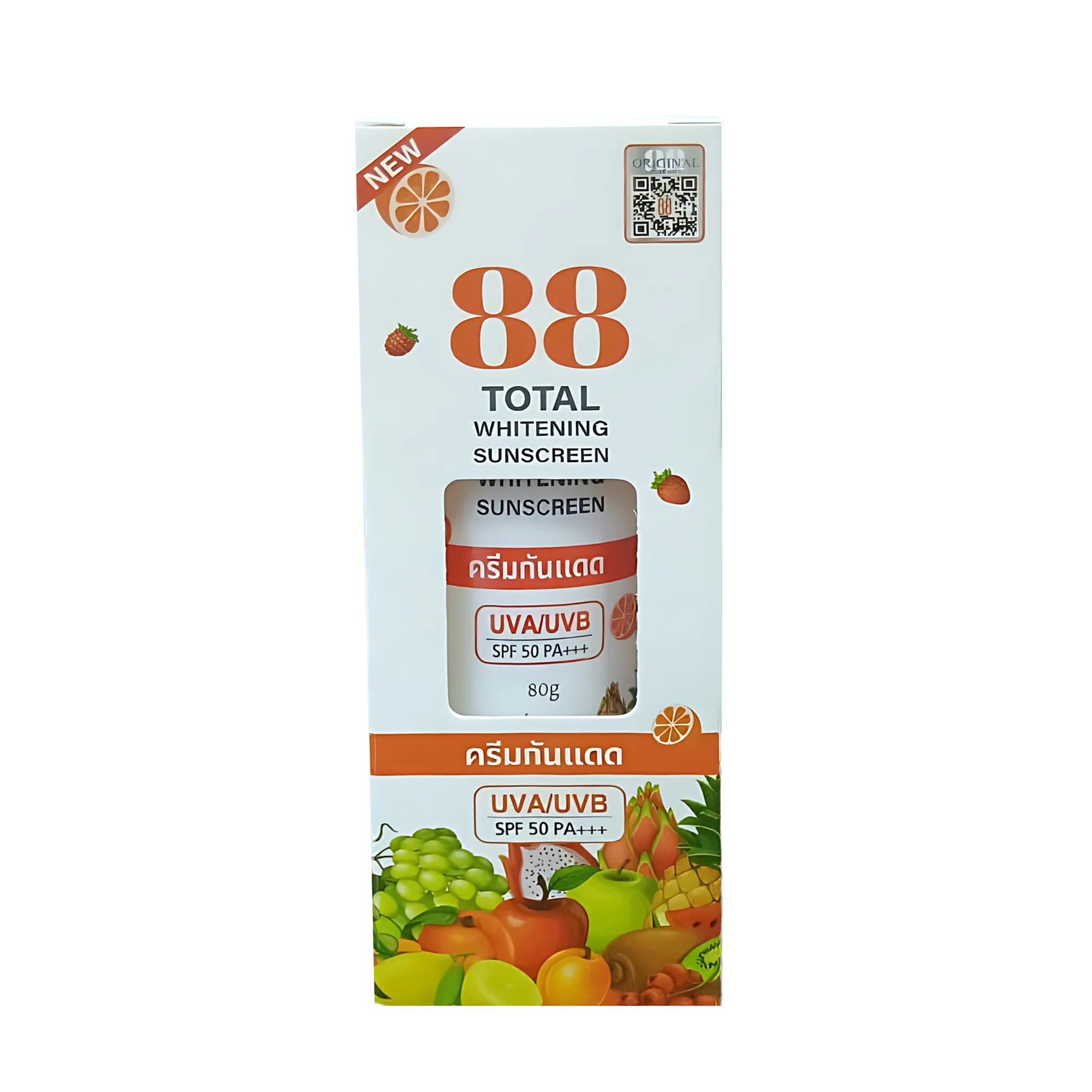 88 Total Whitening Sunscreen SPF50 PA+++ – 80g