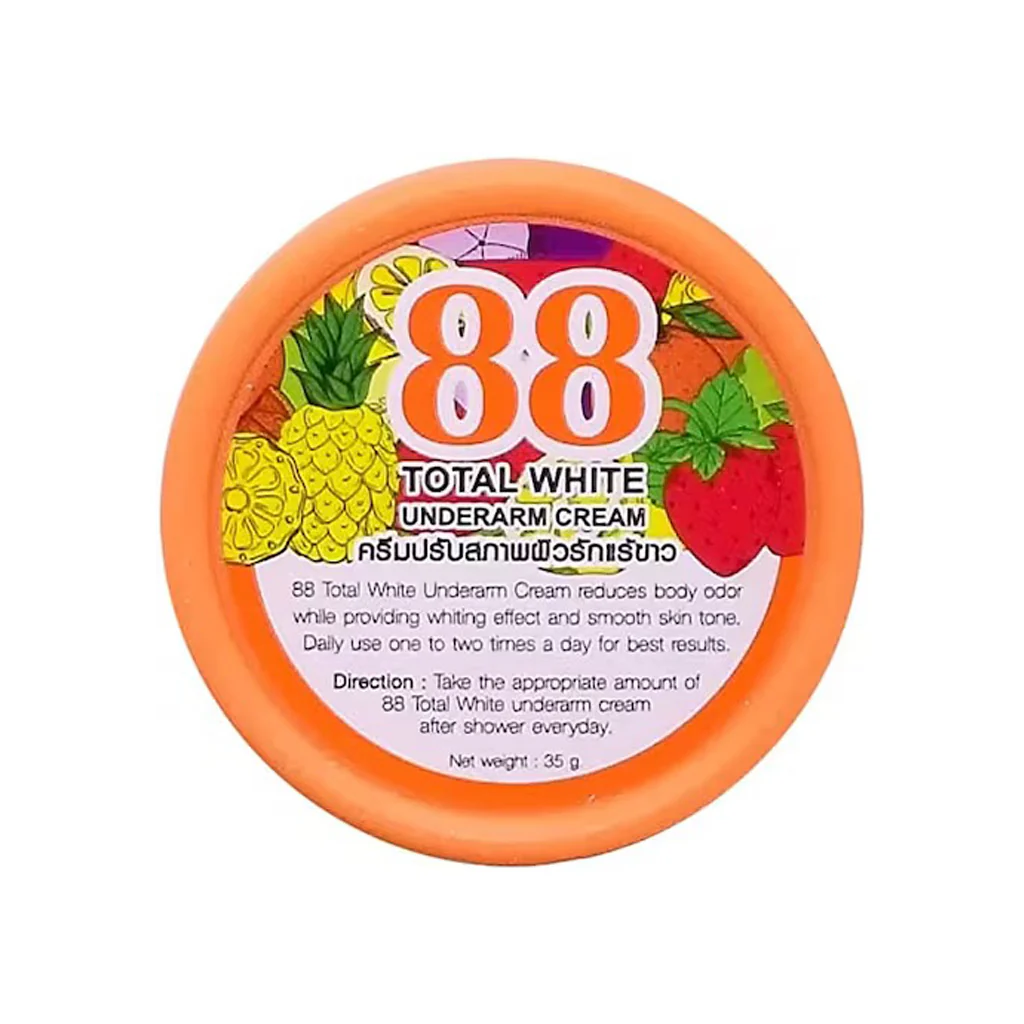 88 Total White Underarm Cream - 35g Pink - Image 4