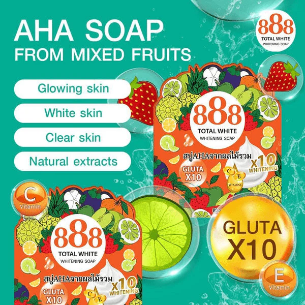 888 Total White 10X Whitening Soap - 80g - Image 9