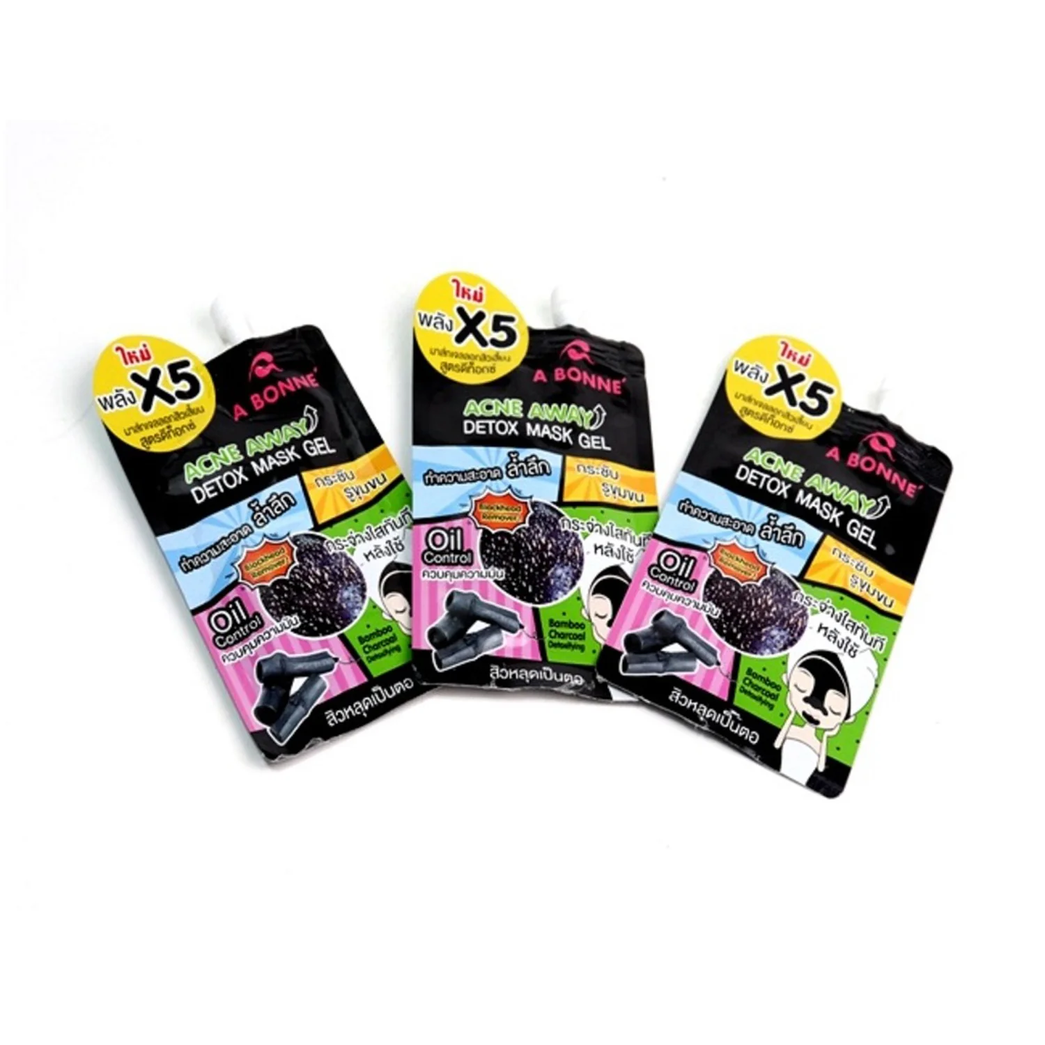A Bonne Acne Away Detox Mask Gel – 15ml Sachet - Image 8