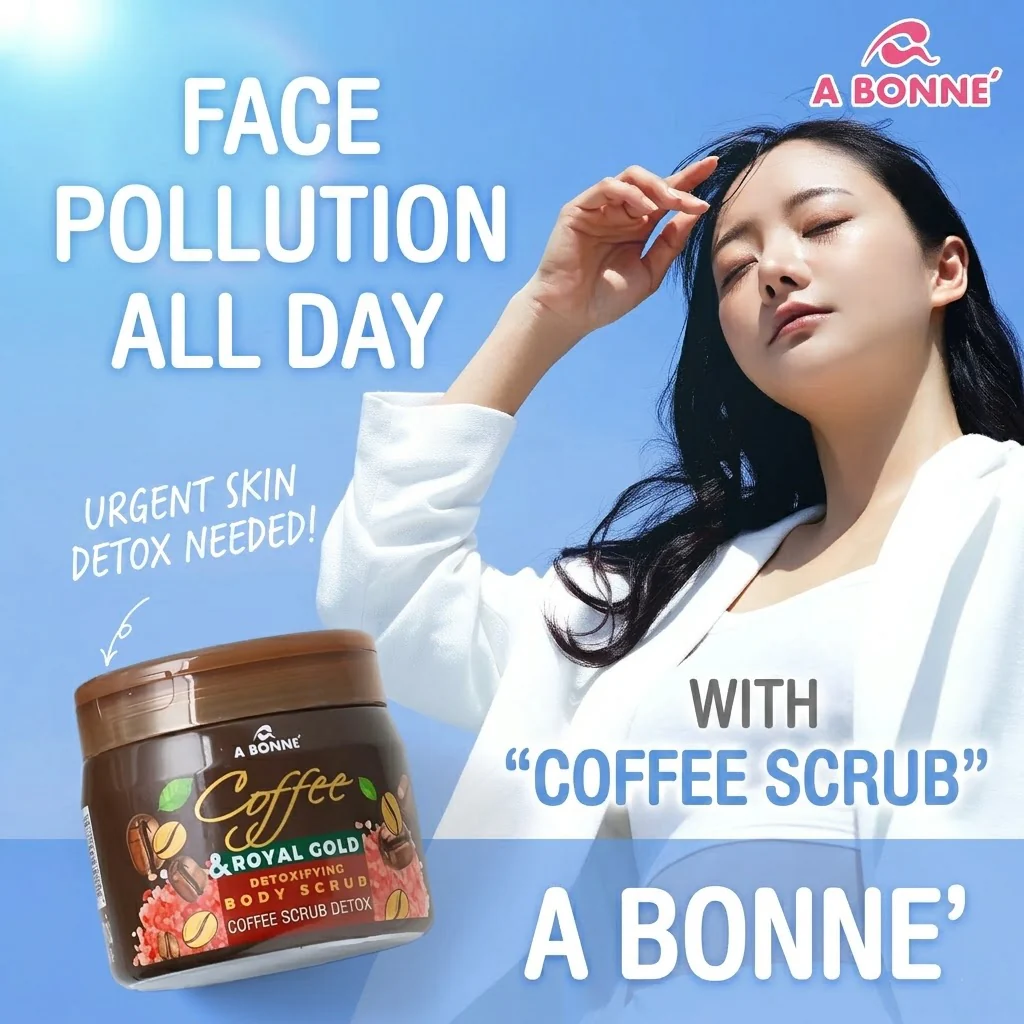 A Bonne Coffee & Royal Gold Detoxifying Body Scrub – 250g - Image 9