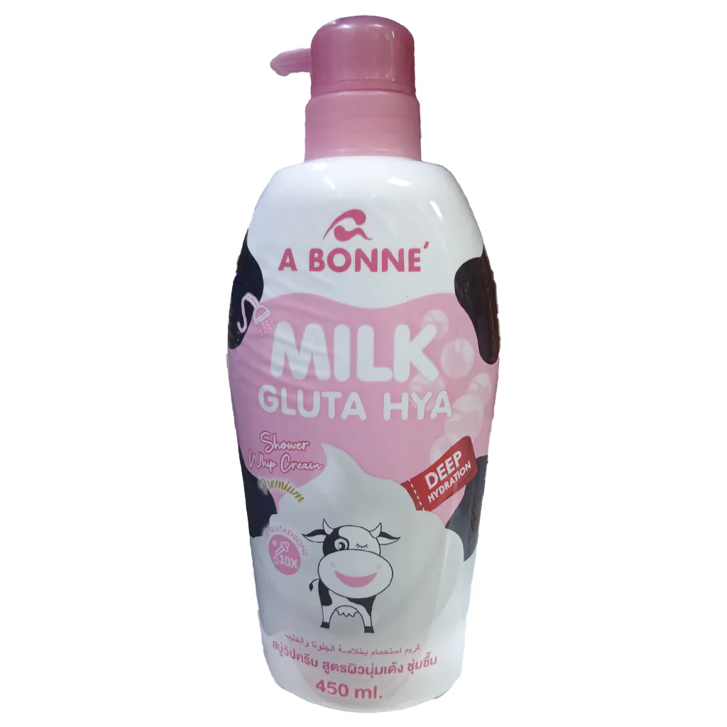 A Bonne Milk Gluta Hya Whip Shower Cream – 450ml - Image 6