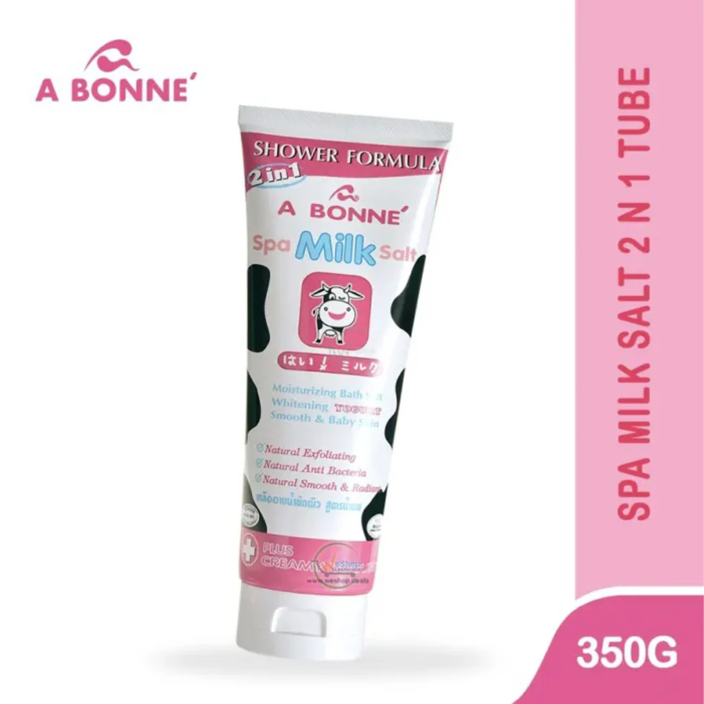 A Bonne Spa Milk Salt Shower 2-in-1 Formula – 350g - Image 4