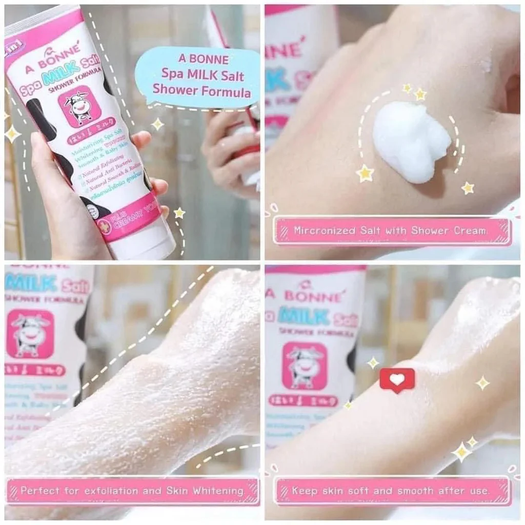 A Bonne Spa Milk Salt Shower 2-in-1 Formula – 350g - Image 7