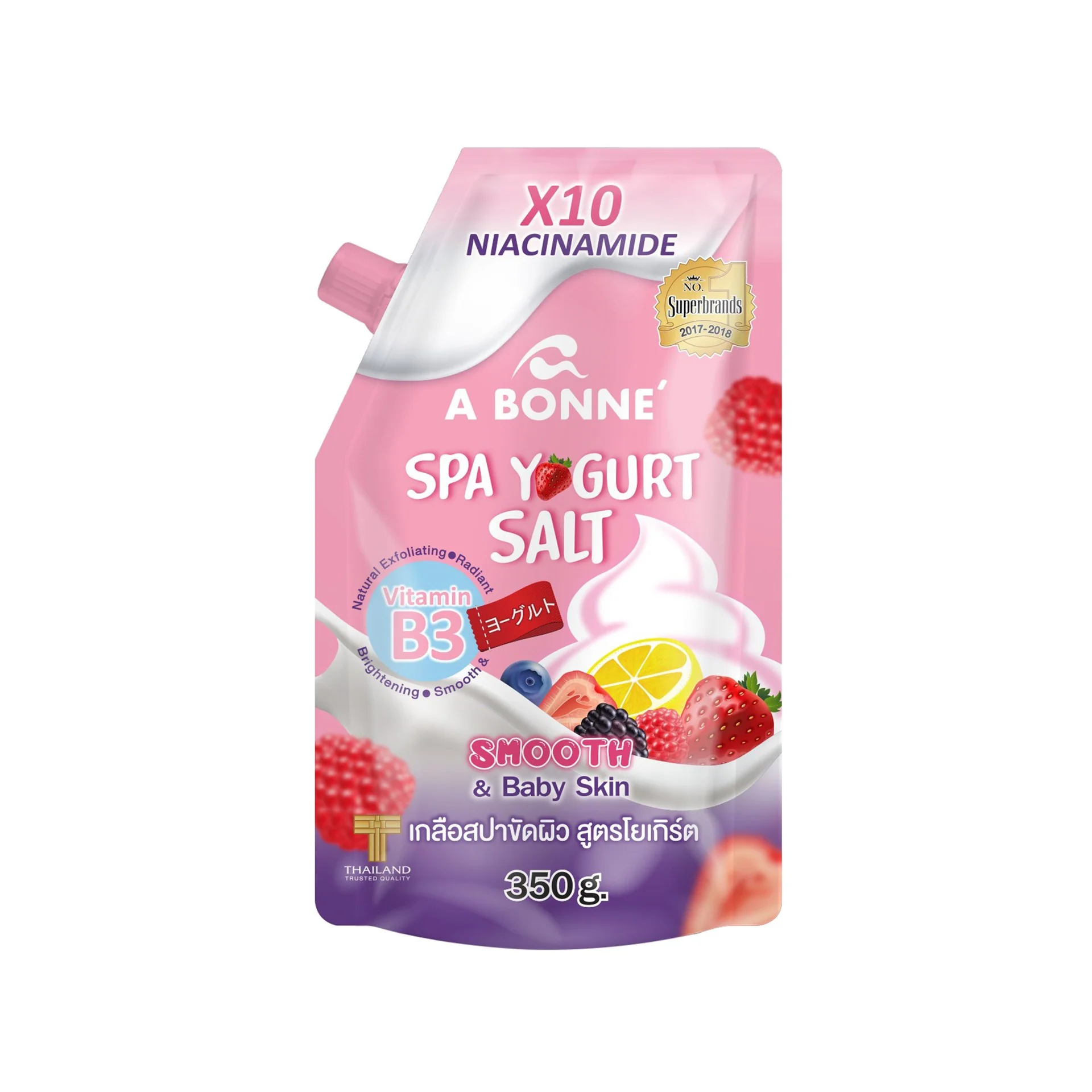 A Bonne Spa Yogurt Salt X10 Niacinamide & Vitamin B3-350g