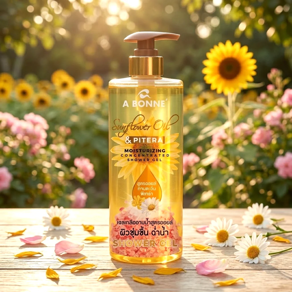 A Bonne Sunflower Oil & Pitera Moisturizing Shower Gel – 450ml