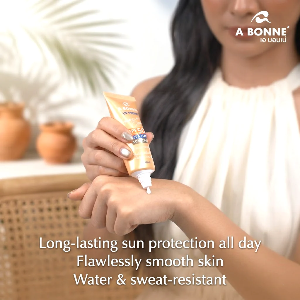 A Bonne UV Primer Super Milk Essence Sunscreen– SPF50+ PA++++ (40ml) - Image 3