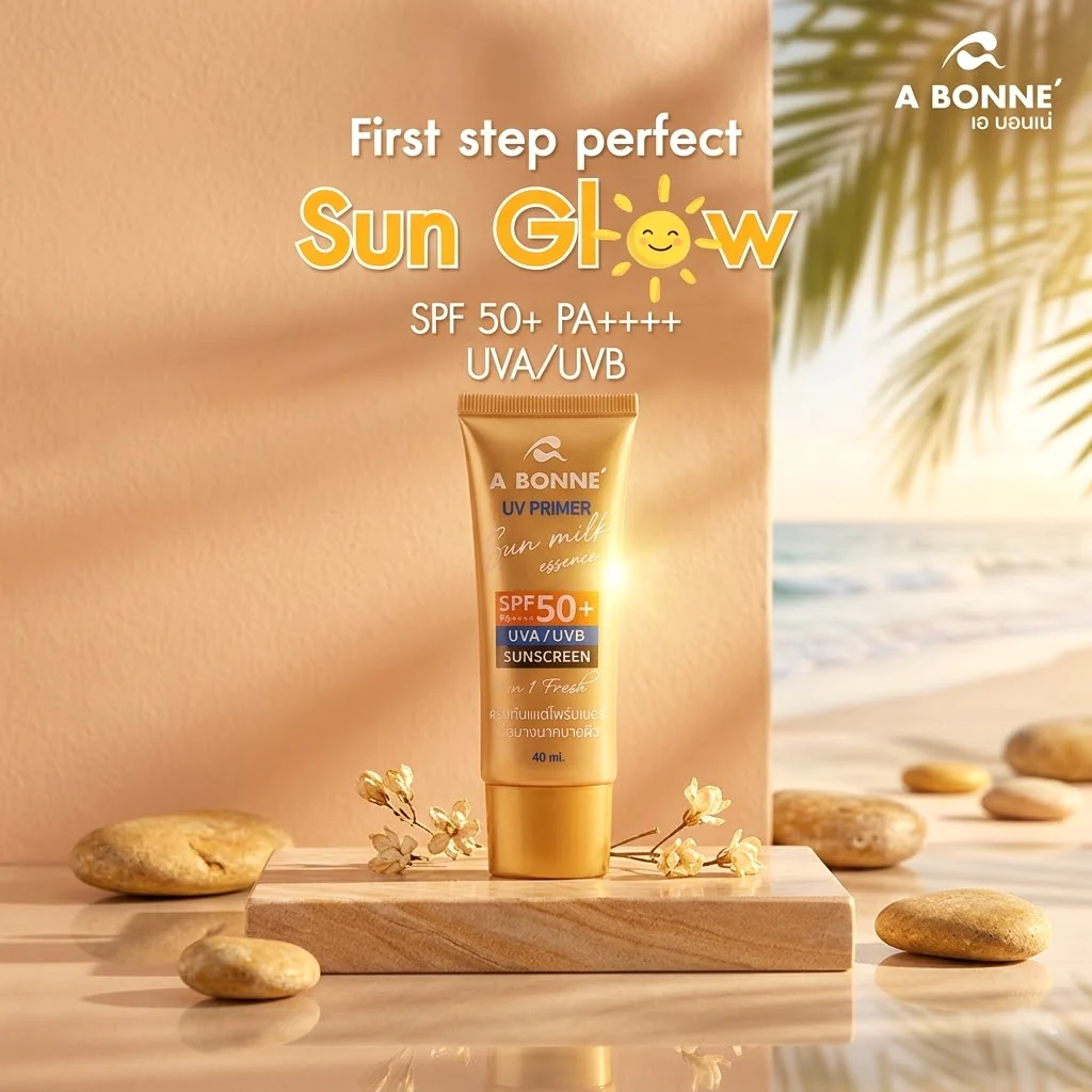 A Bonne UV Primer Super Milk Essence Sunscreen– SPF50+ PA++++ (40ml) - Image 5