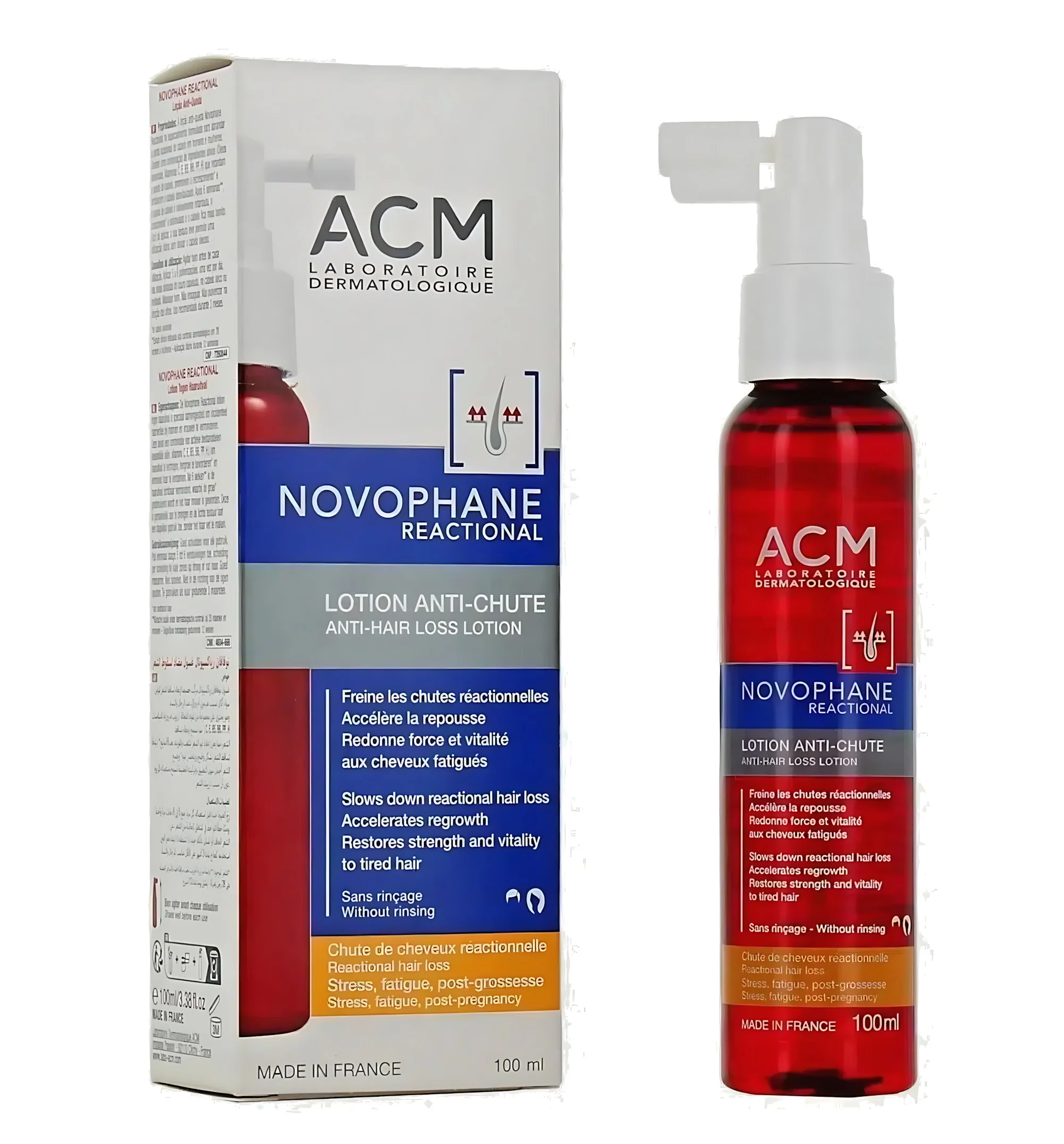 ACM Novophane Reactional Anti-Hair Loss Lotion – 100ml - Image 11