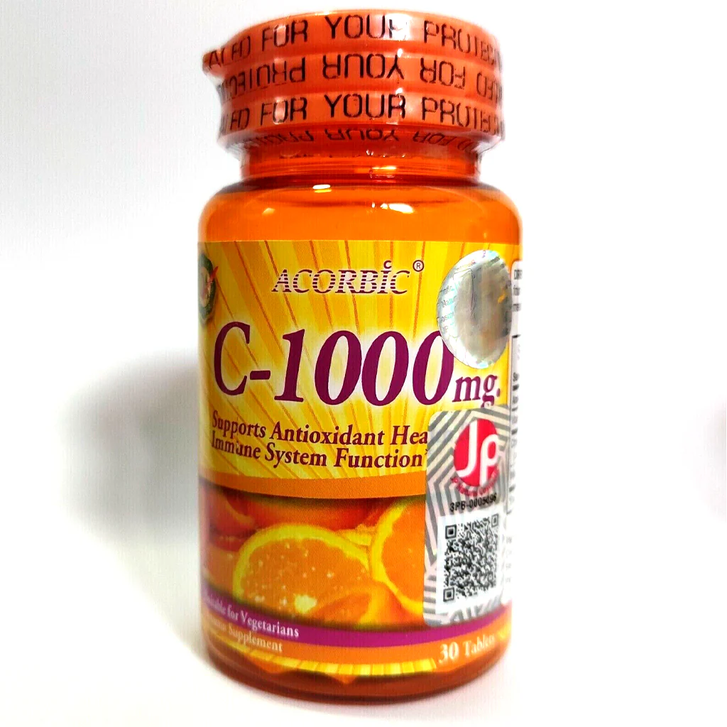 Acorbic C-1000mg Vitamin C Supplement – 30tab - Image 2