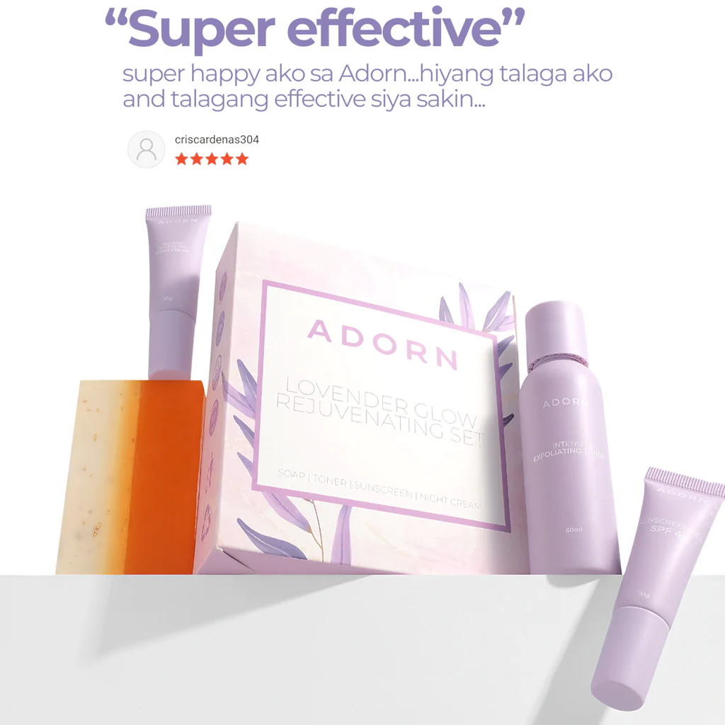 Adorn Lovender Glow Rejuvenating Set – Complete Skin Renewal System - Image 10