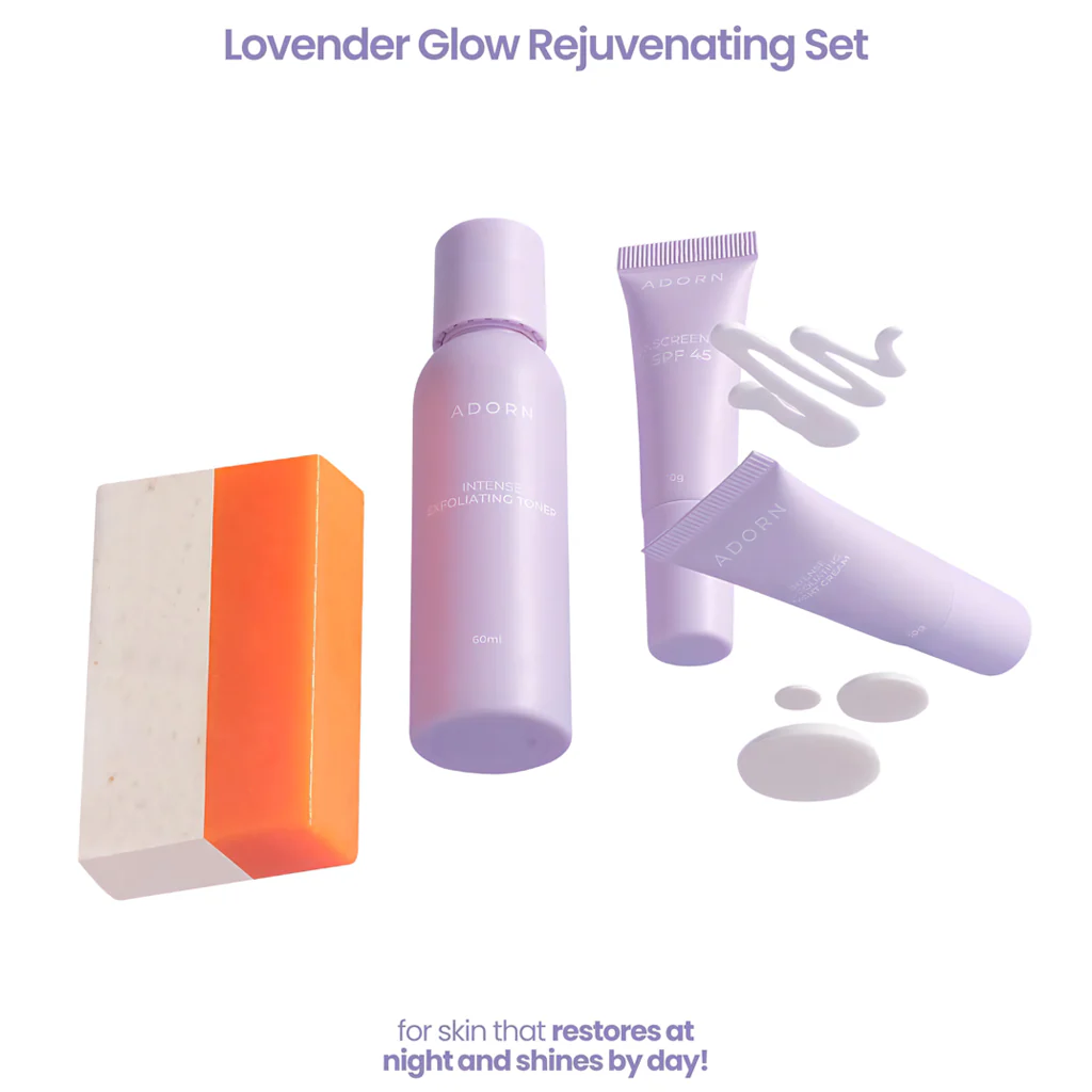 Adorn Lovender Glow Rejuvenating Set – Complete Skin Renewal System - Image 11