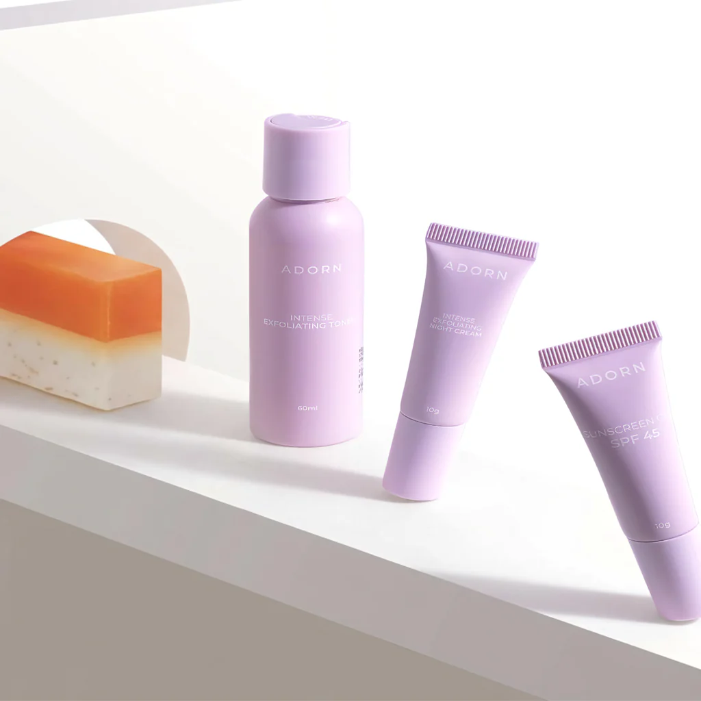 Adorn Lovender Glow Rejuvenating Set – Complete Skin Renewal System - Image 2