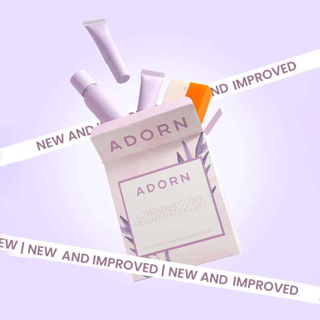 Adorn Lovender Glow Rejuvenating Set – Complete Skin Renewal System - Image 5