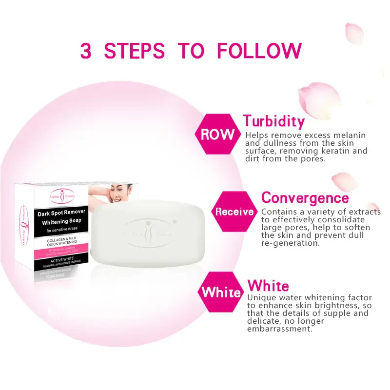 Aichun Beauty Dark Spot Remover Whitening Soap - 100g × 6 Pack Combo - Image 7