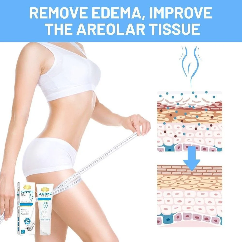 Aichun Beauty Slimming Body Cream with Multi-Action Massage Roller Ball – 100g - Image 3