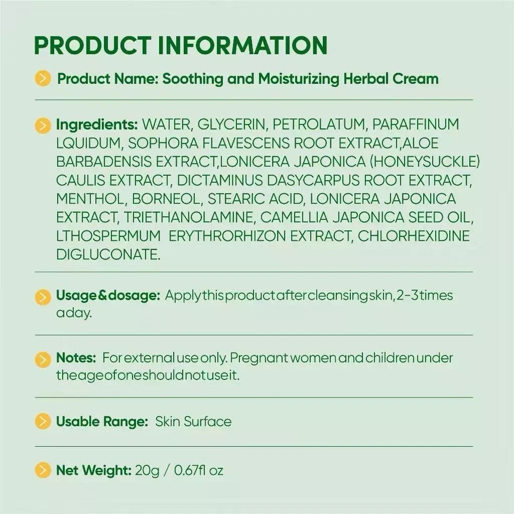 Akiika Soothing And Moisturizing Herbal Cream – 20g - Image 10