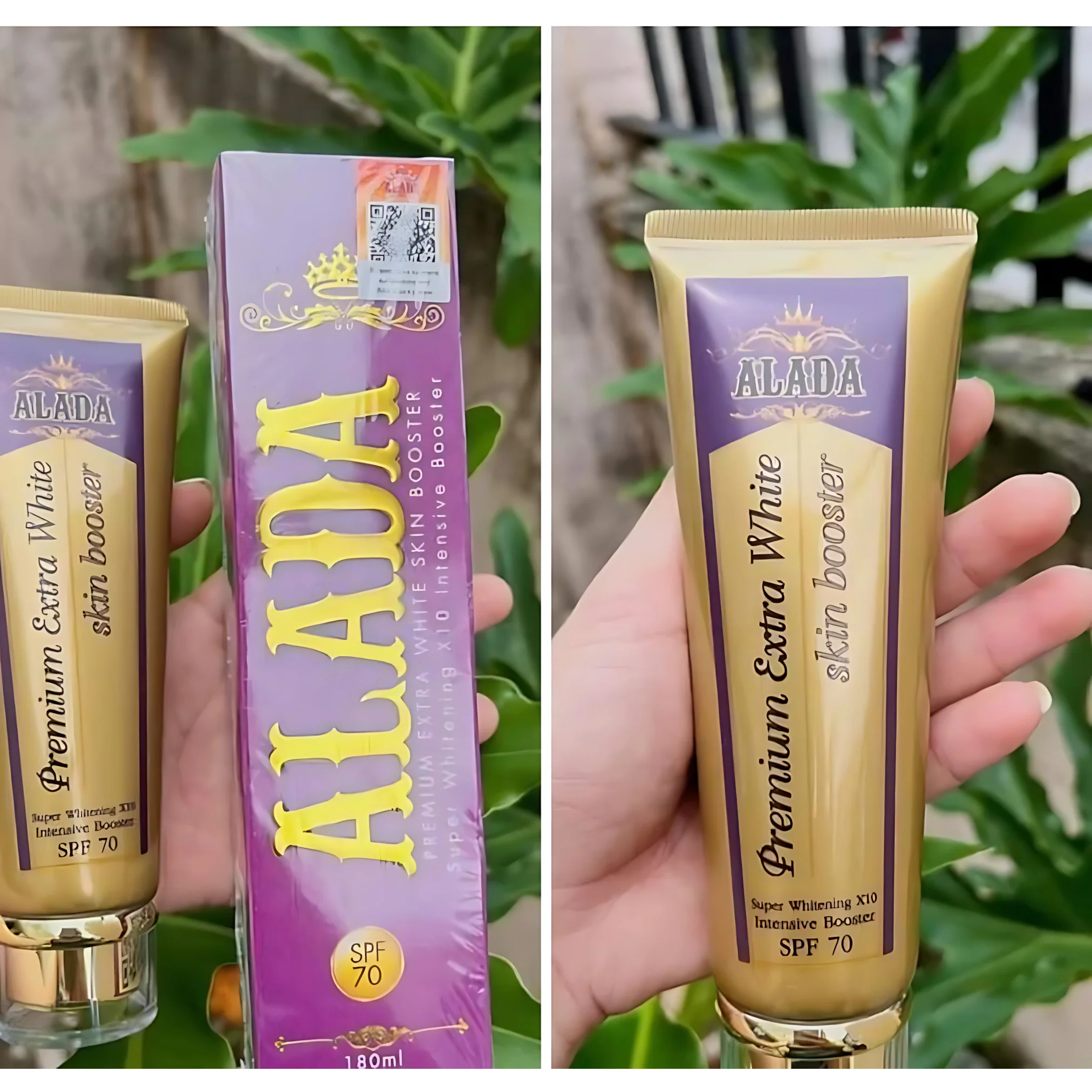 Alada Premium Extra White Skin Booster SPF 70 PA+++ – 180ml - Image 11