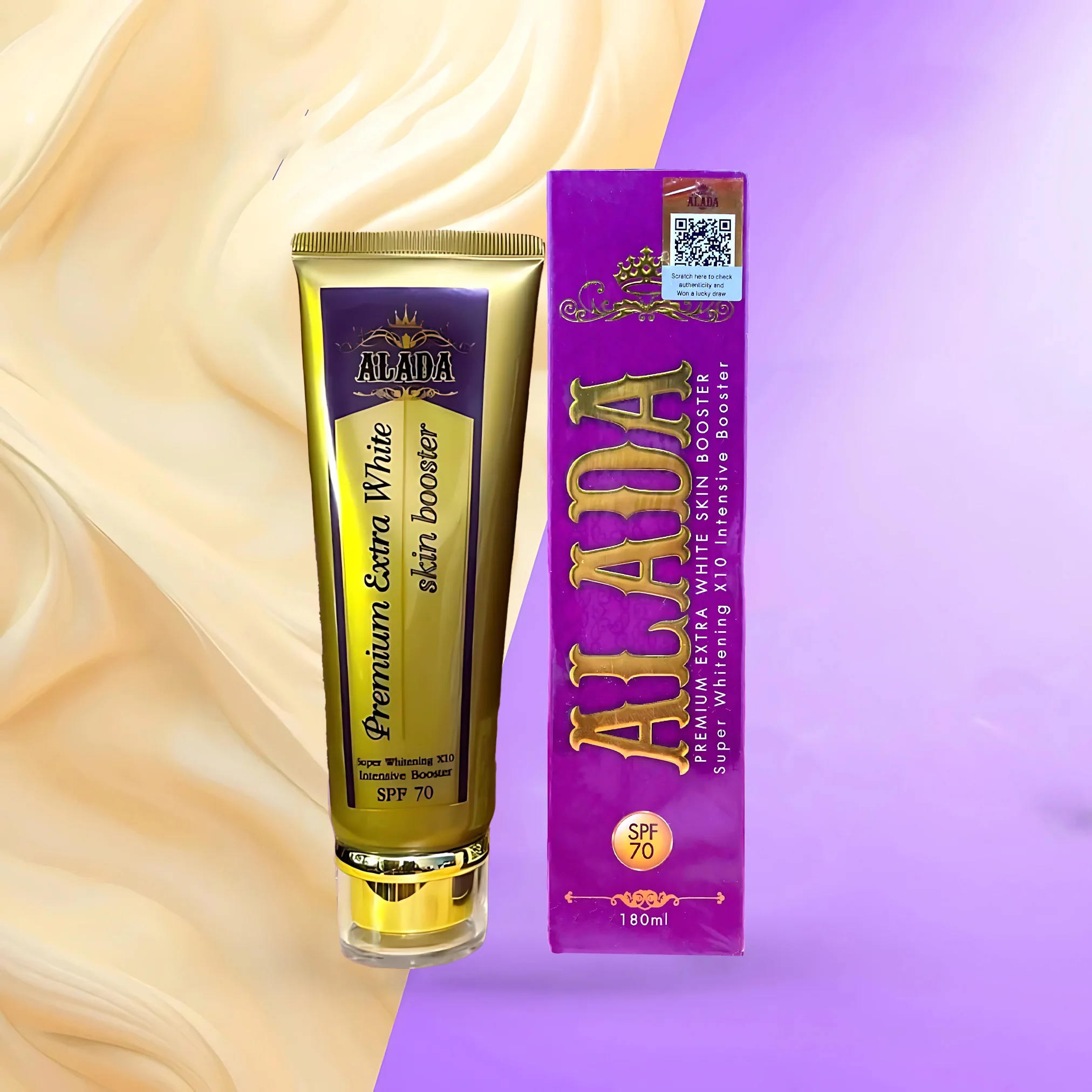 Alada Premium Extra White Skin Booster SPF 70 PA+++ – 180ml - Image 4