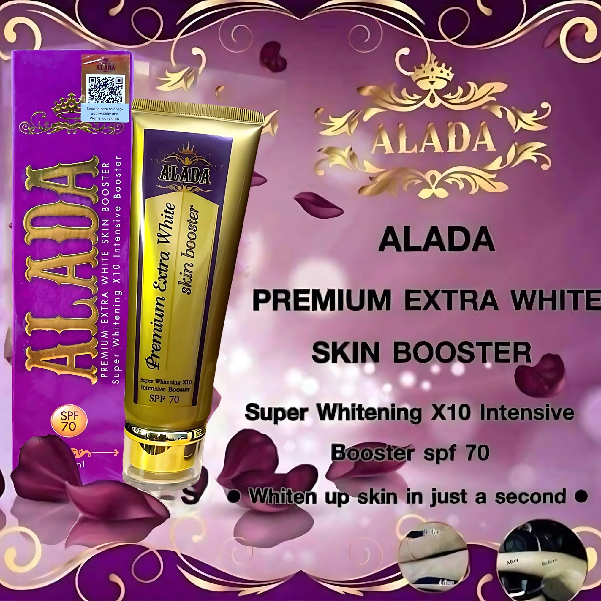 Alada Premium Extra White Skin Booster SPF 70 PA+++ – 180ml - Image 5