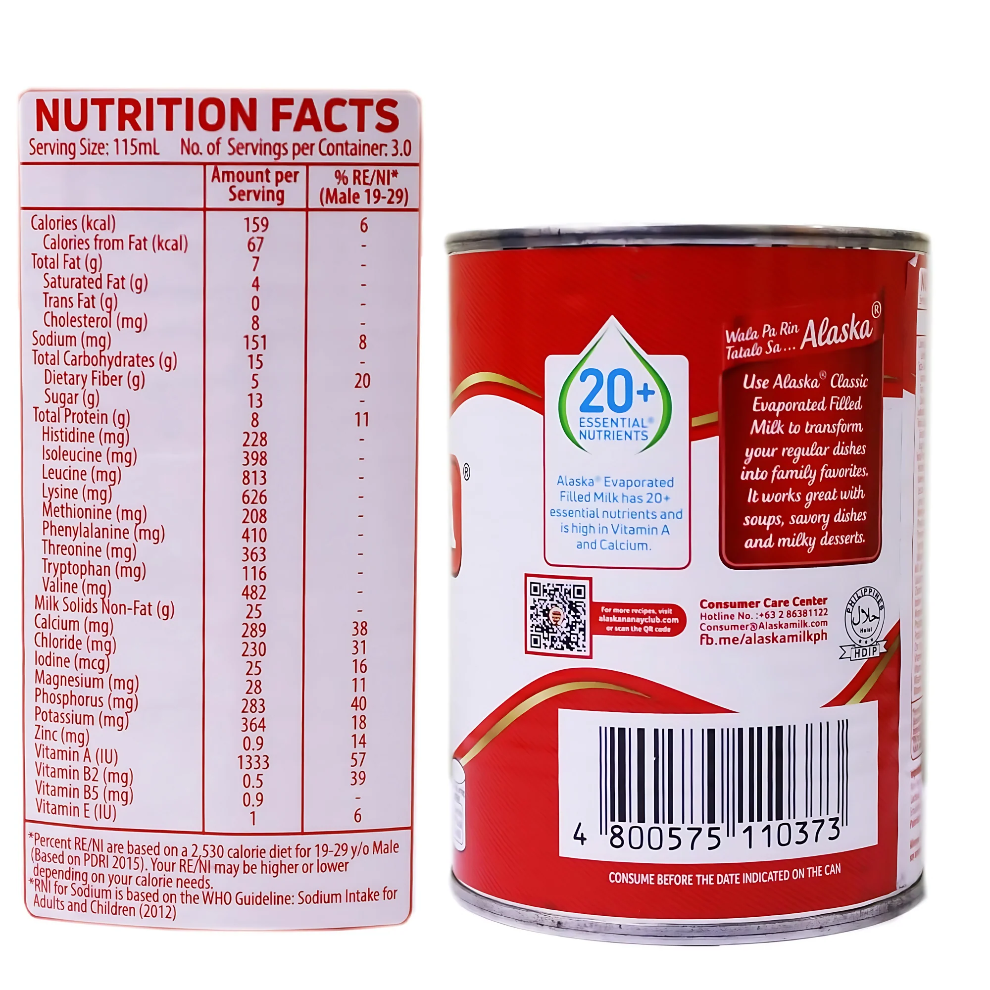 Alaska Classic Evaporated Filled Milk – 360ml (2+1) Offer - Image 4