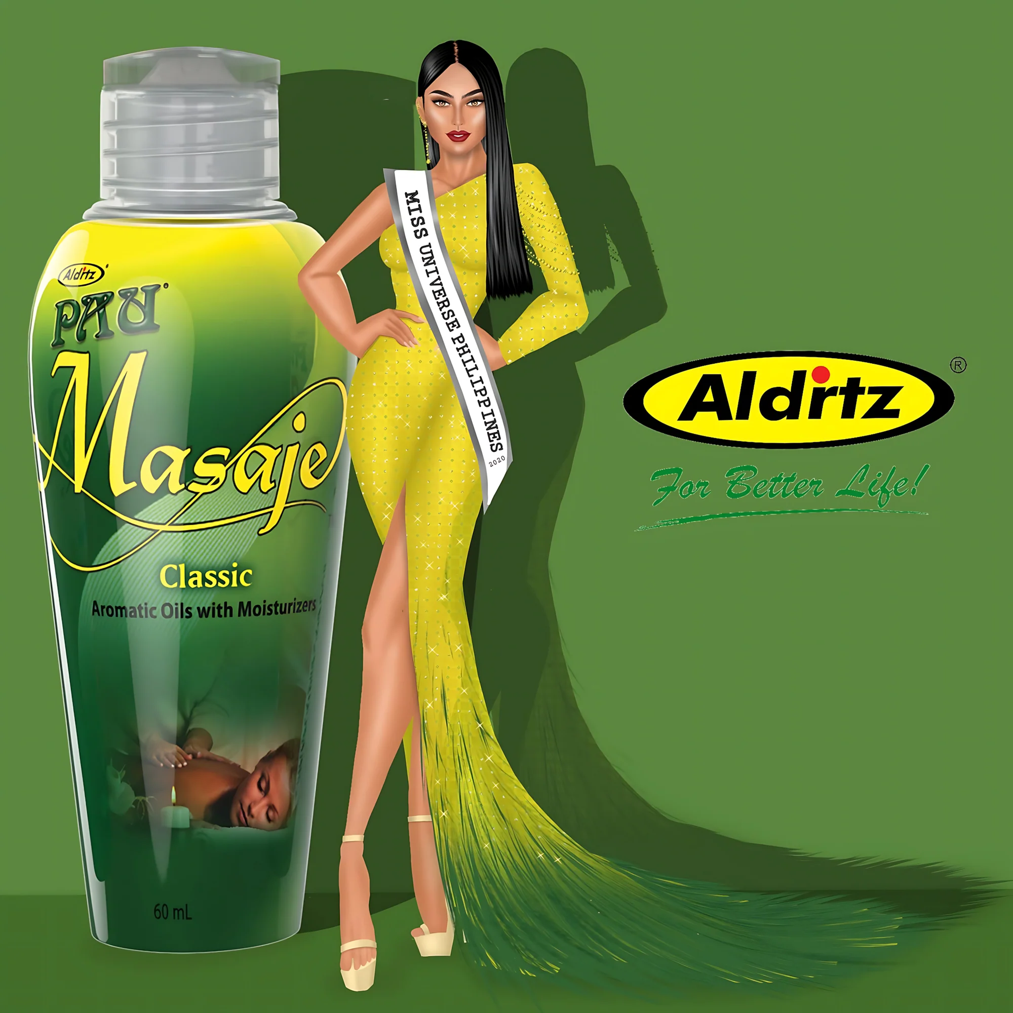 Aldritz Pau Masaje Classic Herbal Massage Oil – 60ml - Image 3