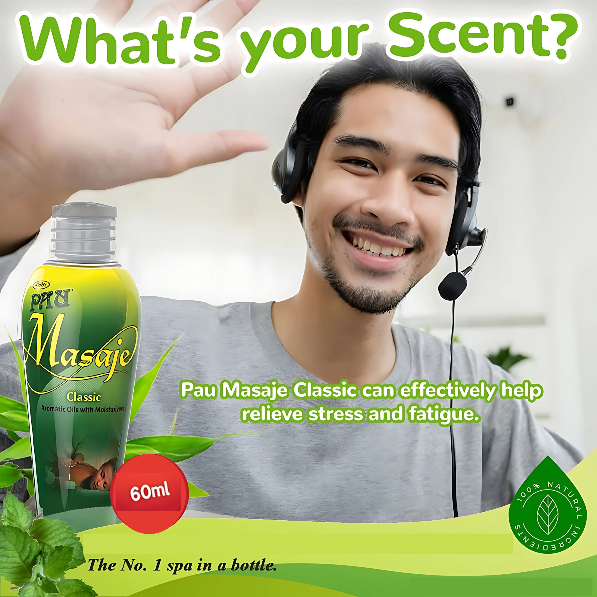 Aldritz Pau Masaje Classic Herbal Massage Oil – 60ml - Image 7
