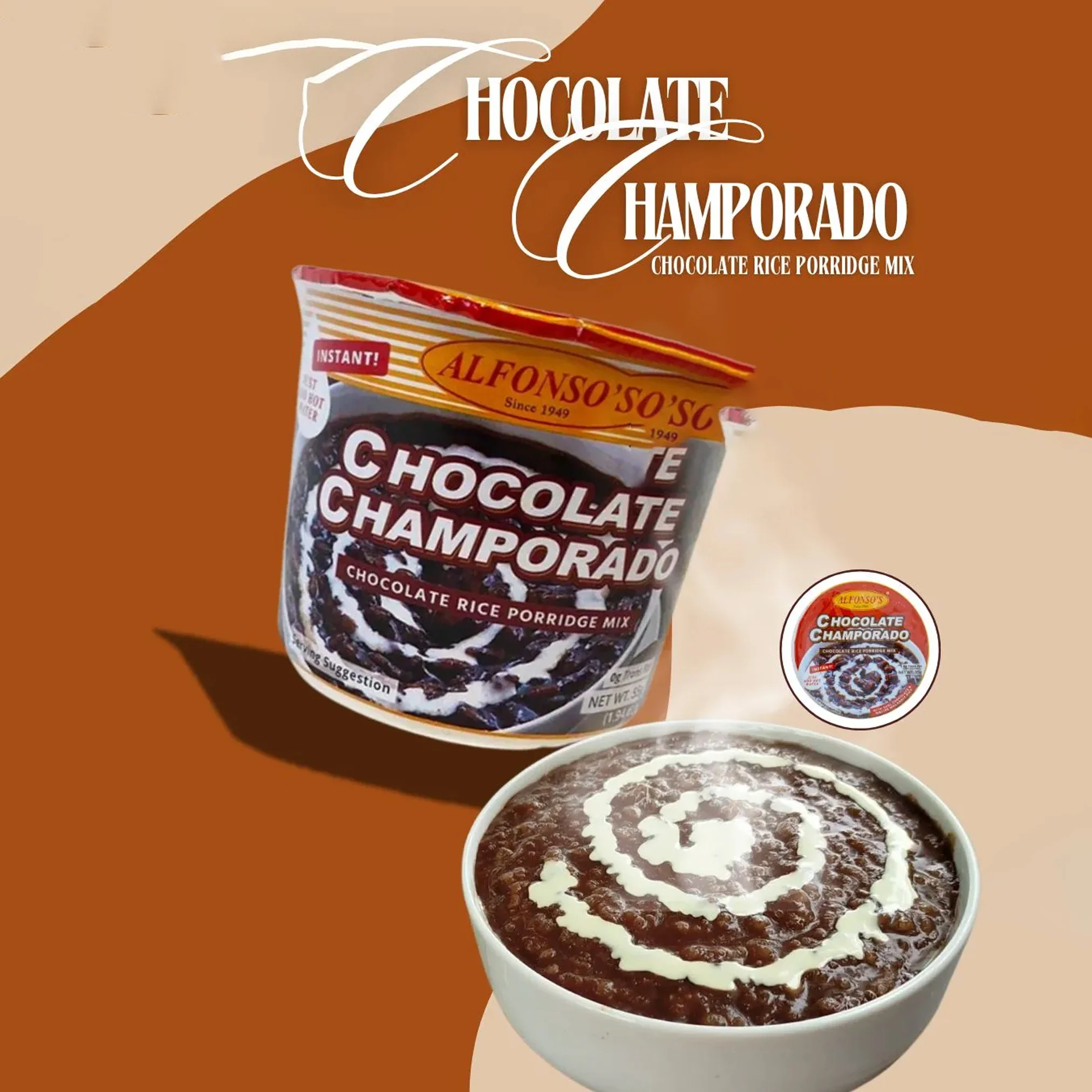 Alfonso's Chocolate Champorado 55g × 3 (Combo Pack) - Image 5