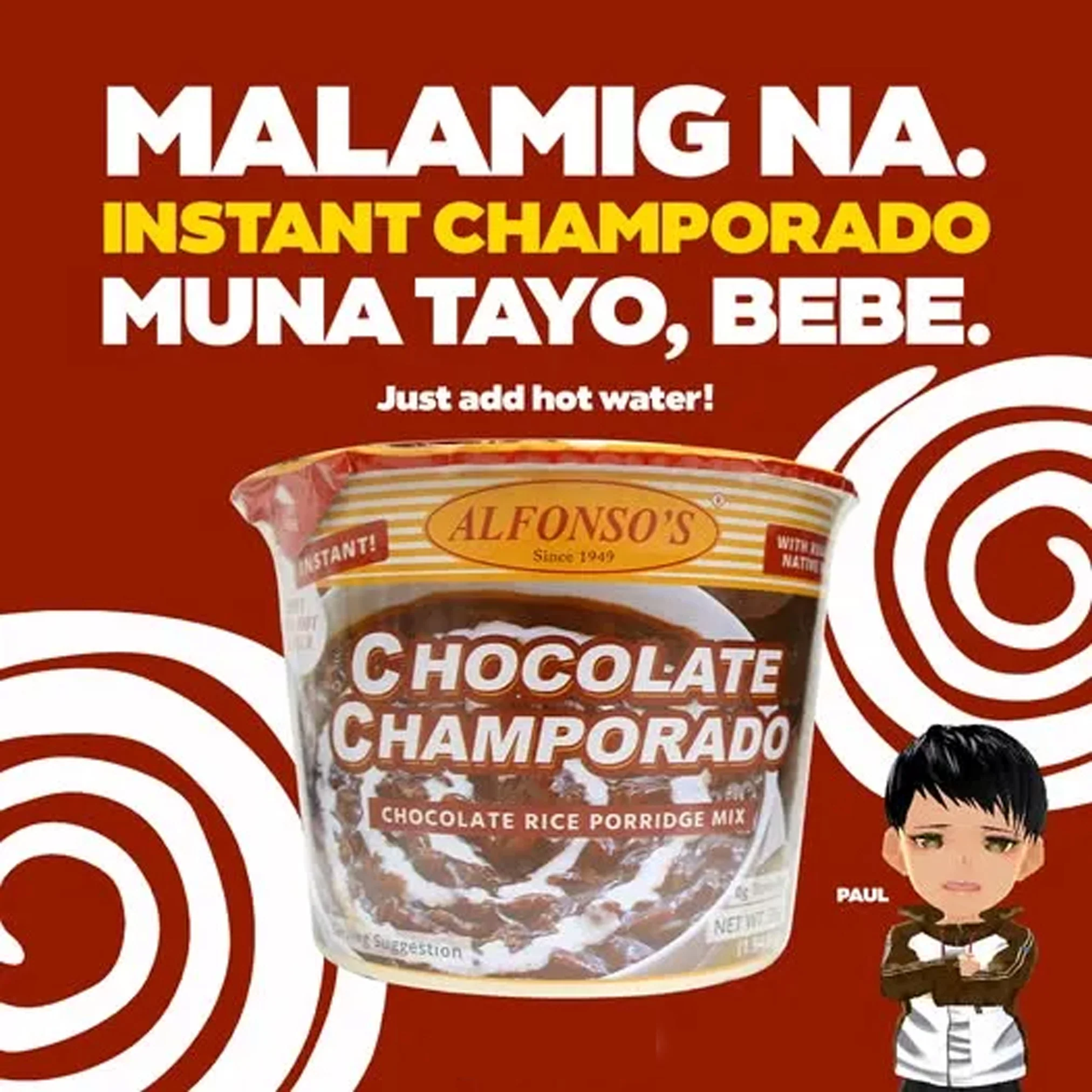 Alfonso's Chocolate Champorado 55g × 3 (Combo Pack) - Image 9