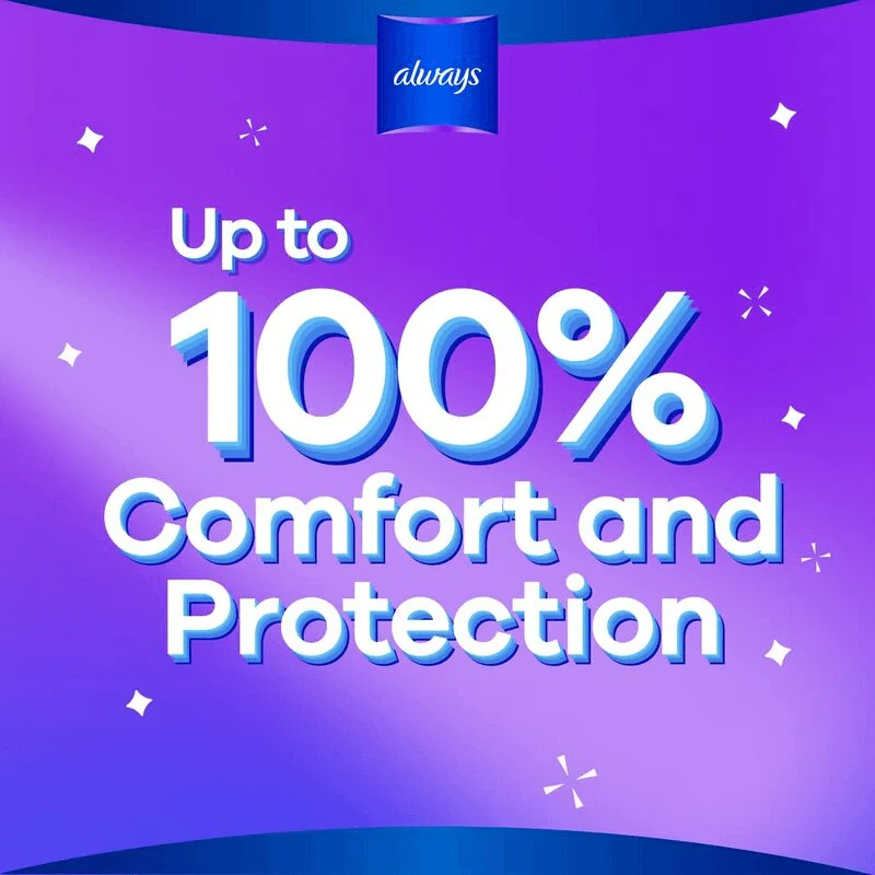 Always Aloe Cool Maxi Thick Large Sanitary Pads - 30 Pads - Image 6