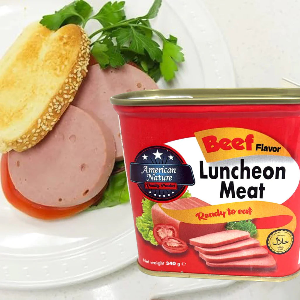 American Nature Beef Flavor Luncheon Meat  – 340g - Image 7