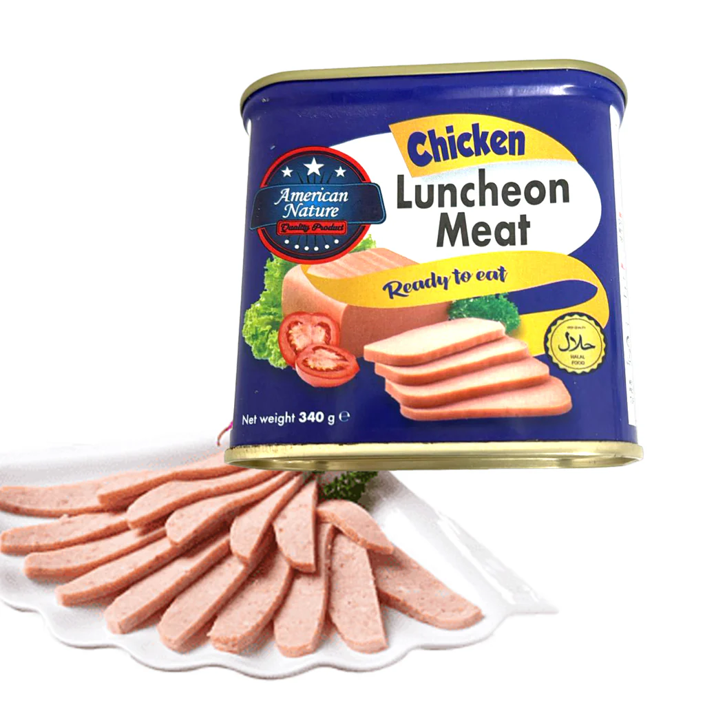 American Nature Chicken Luncheon Meat  – 340g - Image 2