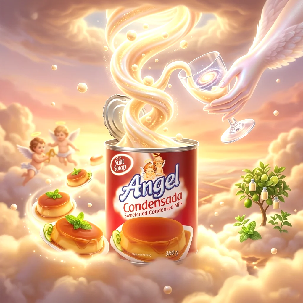 Angel Condensada Sweetened Condensed Milk – 380g - Image 4