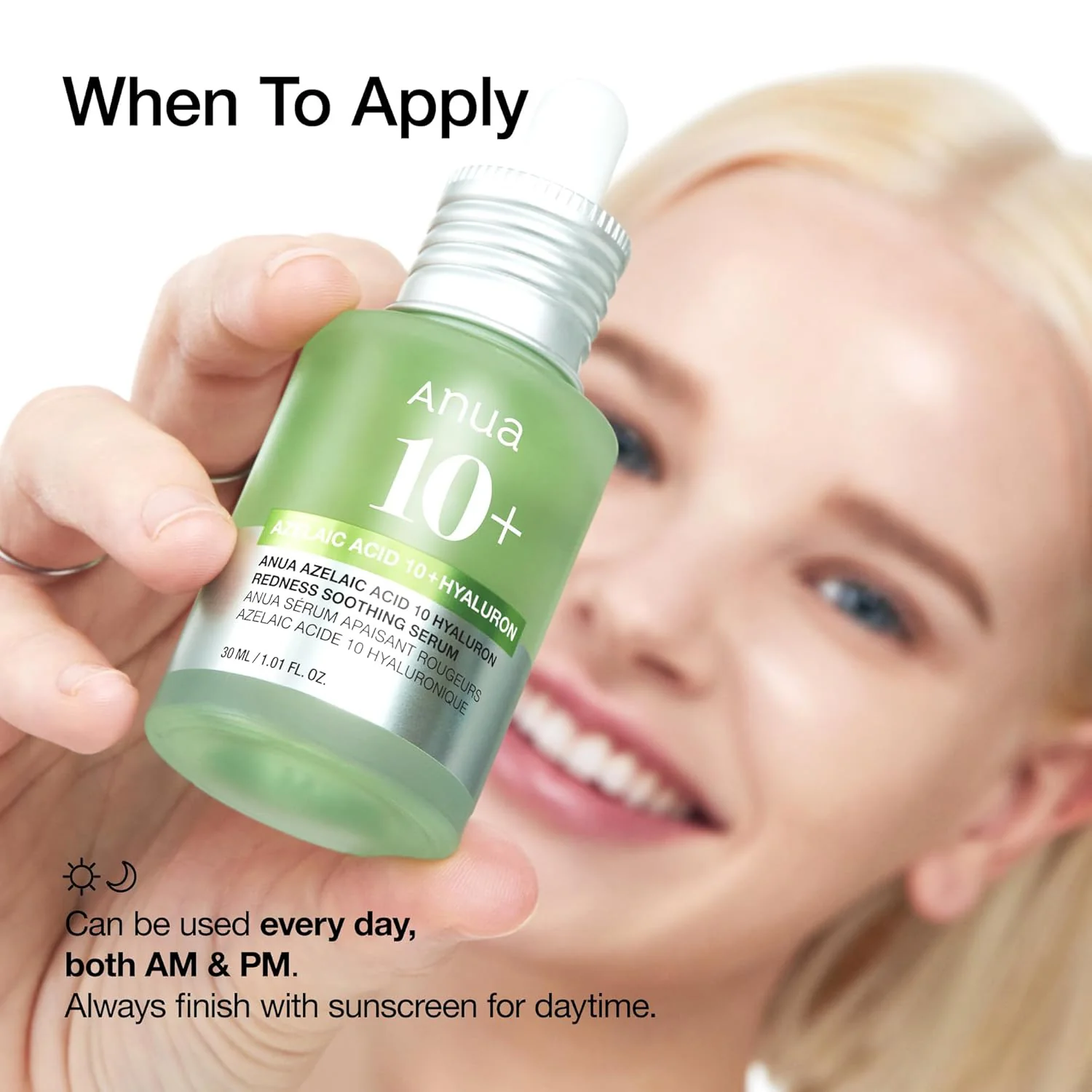 Anua Azelaic Acid 10+ Hyaluron Redness Soothing Serum – 30ml - Image 4