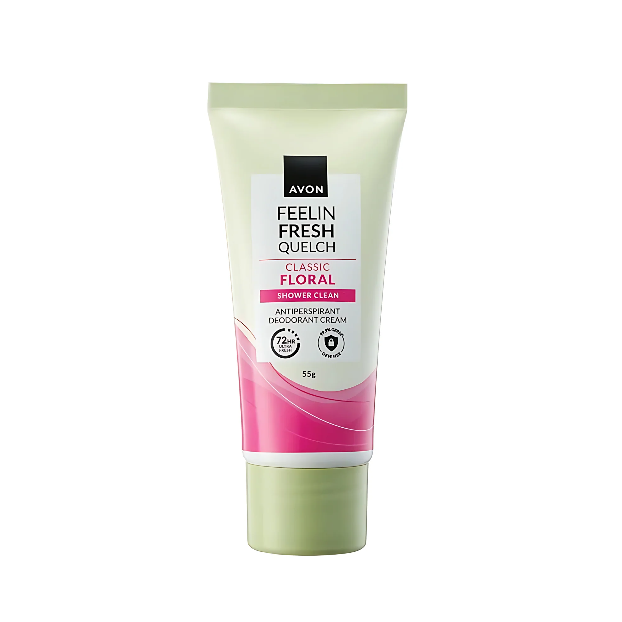 Avon Feelin Fresh Quelch Classic Floral Antiperspirant Deodorant Cream – 55g (1+1 Offer) - Image 9