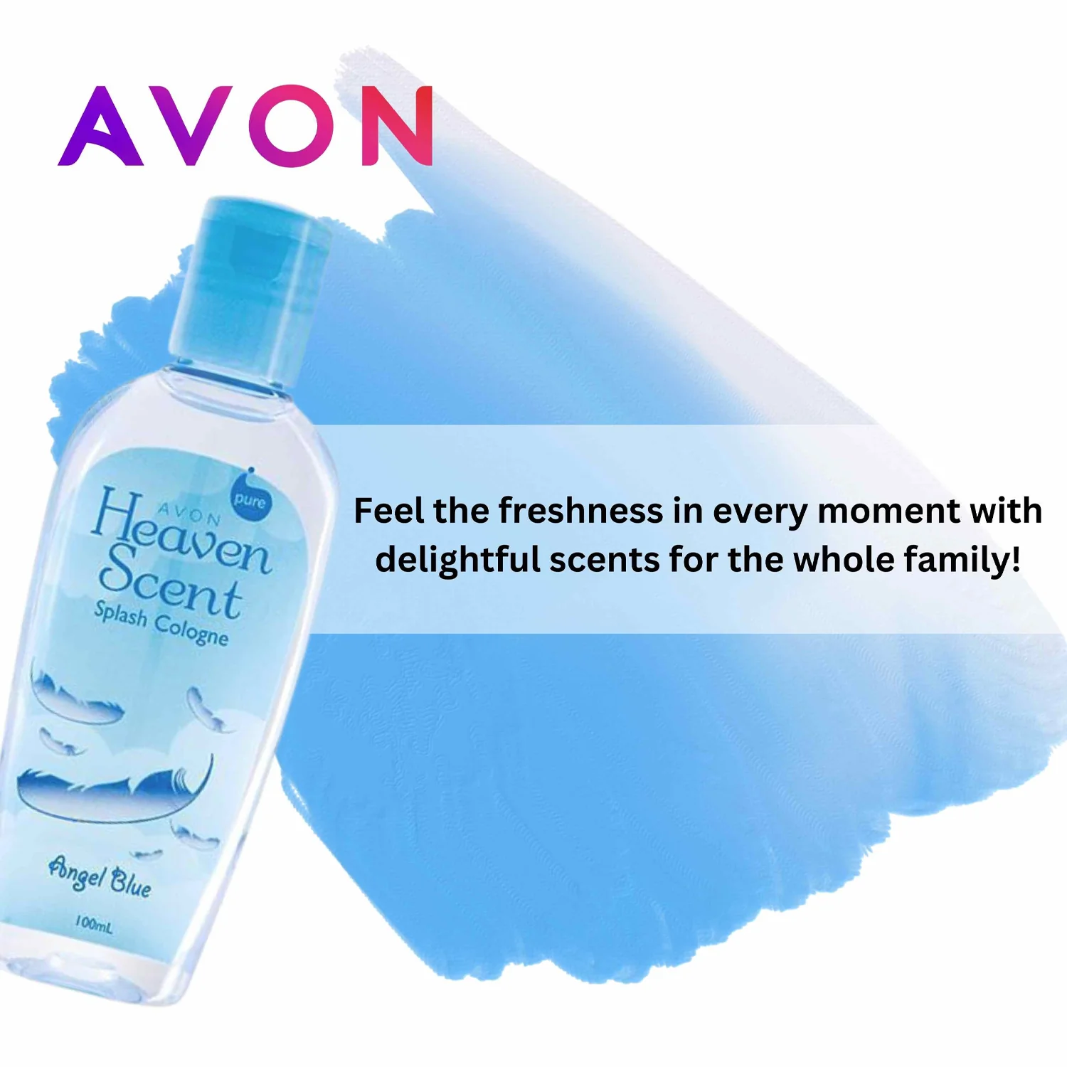 Avon Heaven Scent Family Cologne – Angel Blue Variant (100ml) - Image 4