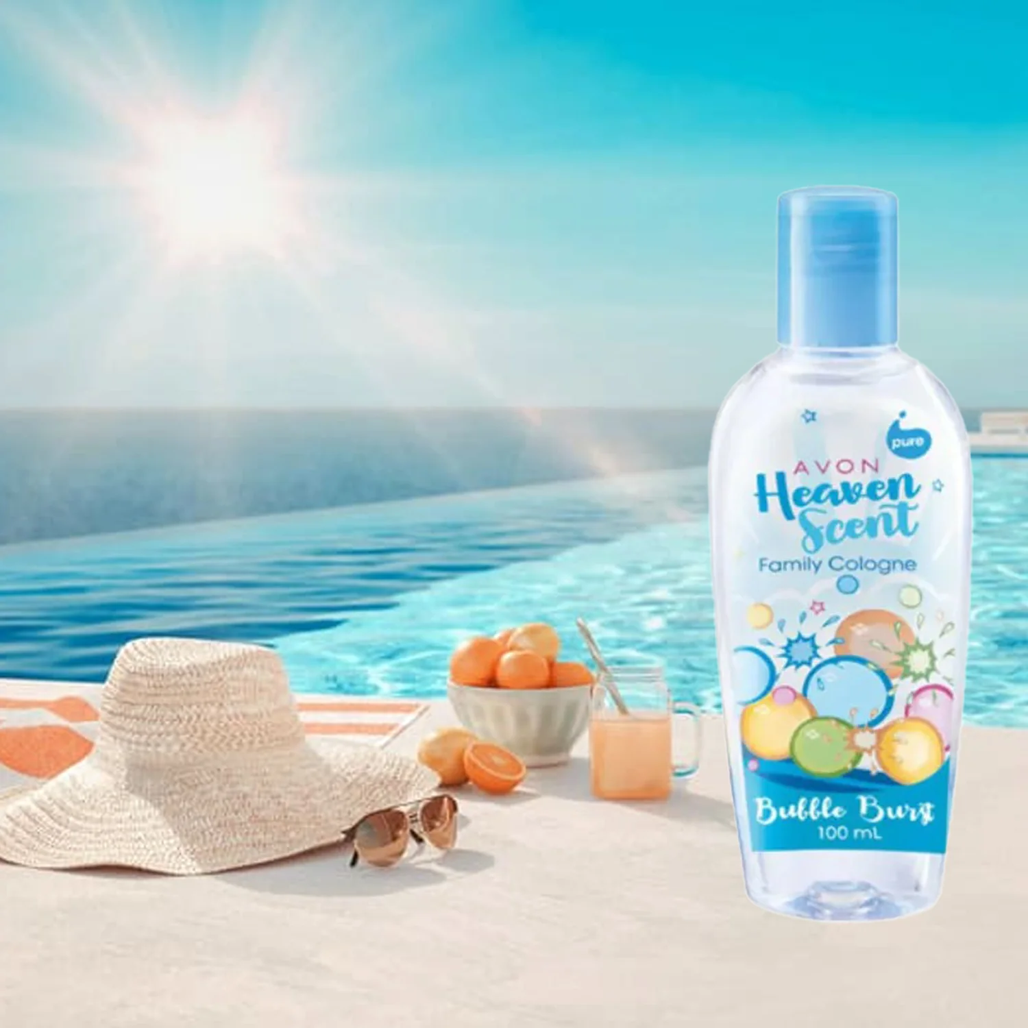 Avon Heaven Scent Family Cologne – Bubble Burst (100ml) - Image 5