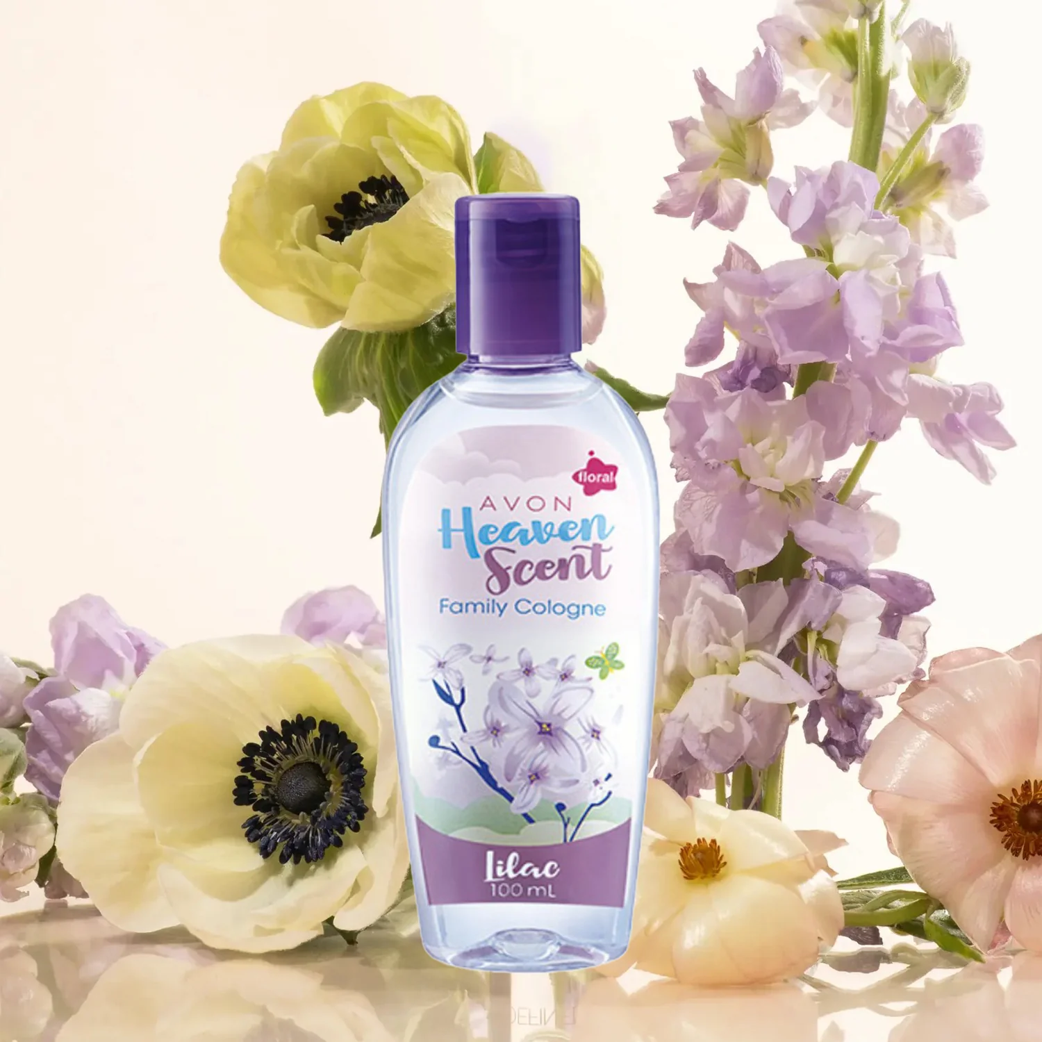 Avon Heaven Scent Family Cologne – Lilac (100ml) - Image 2