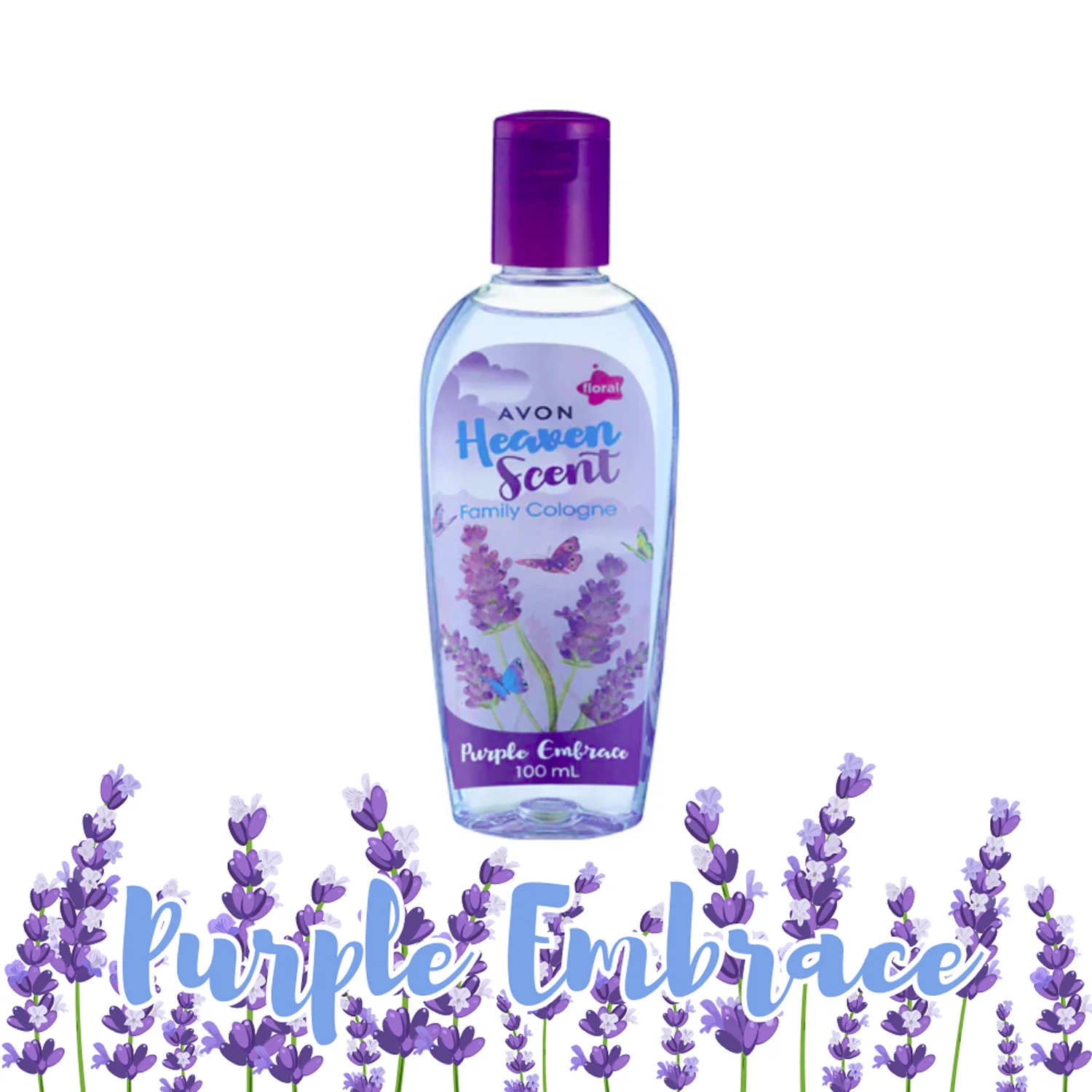Avon Heaven Scent Family Cologne – Purple Embrace (100ml) - Image 2