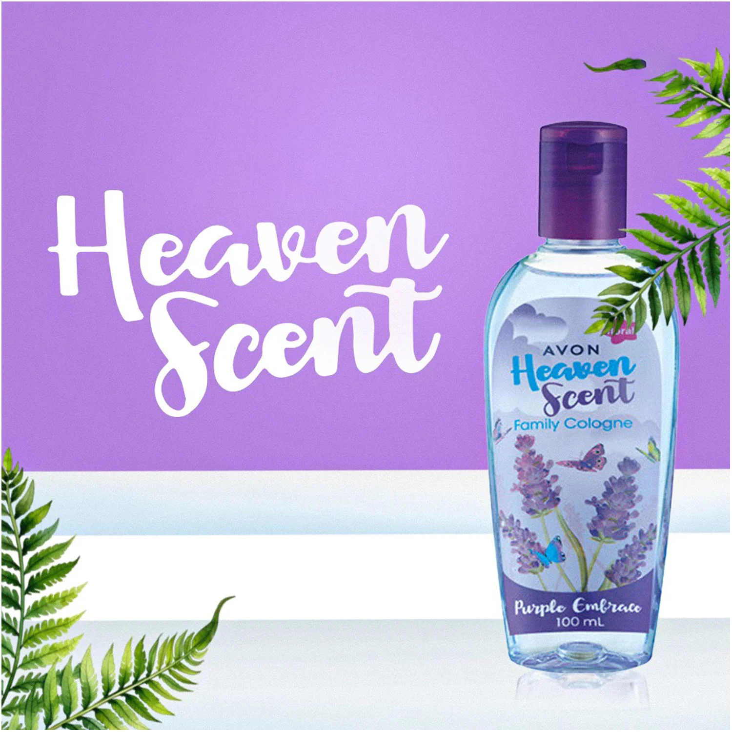 Avon Heaven Scent Family Cologne – Purple Embrace (100ml) - Image 3