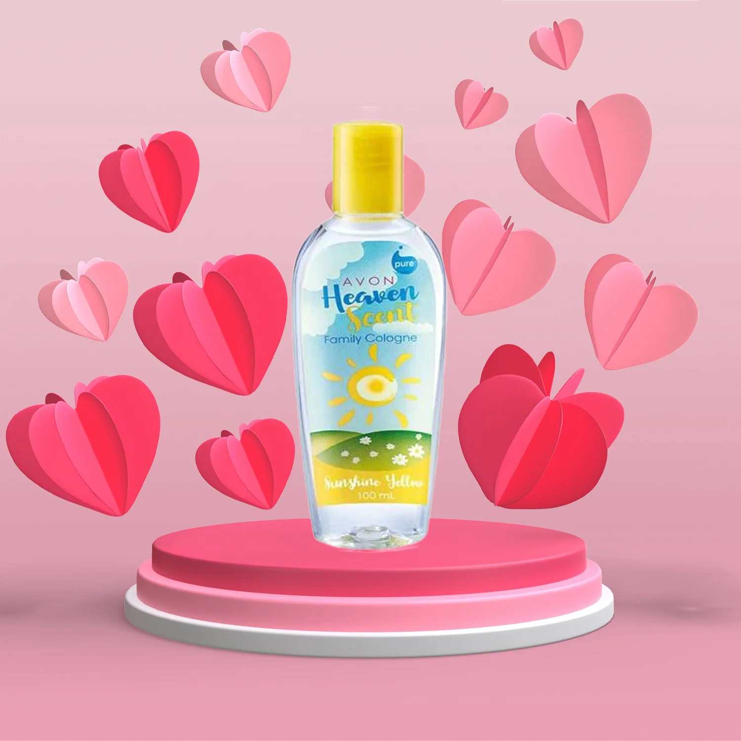 Avon Heaven Scent Family Cologne – Sunshine Yellow (100ml) - Image 6