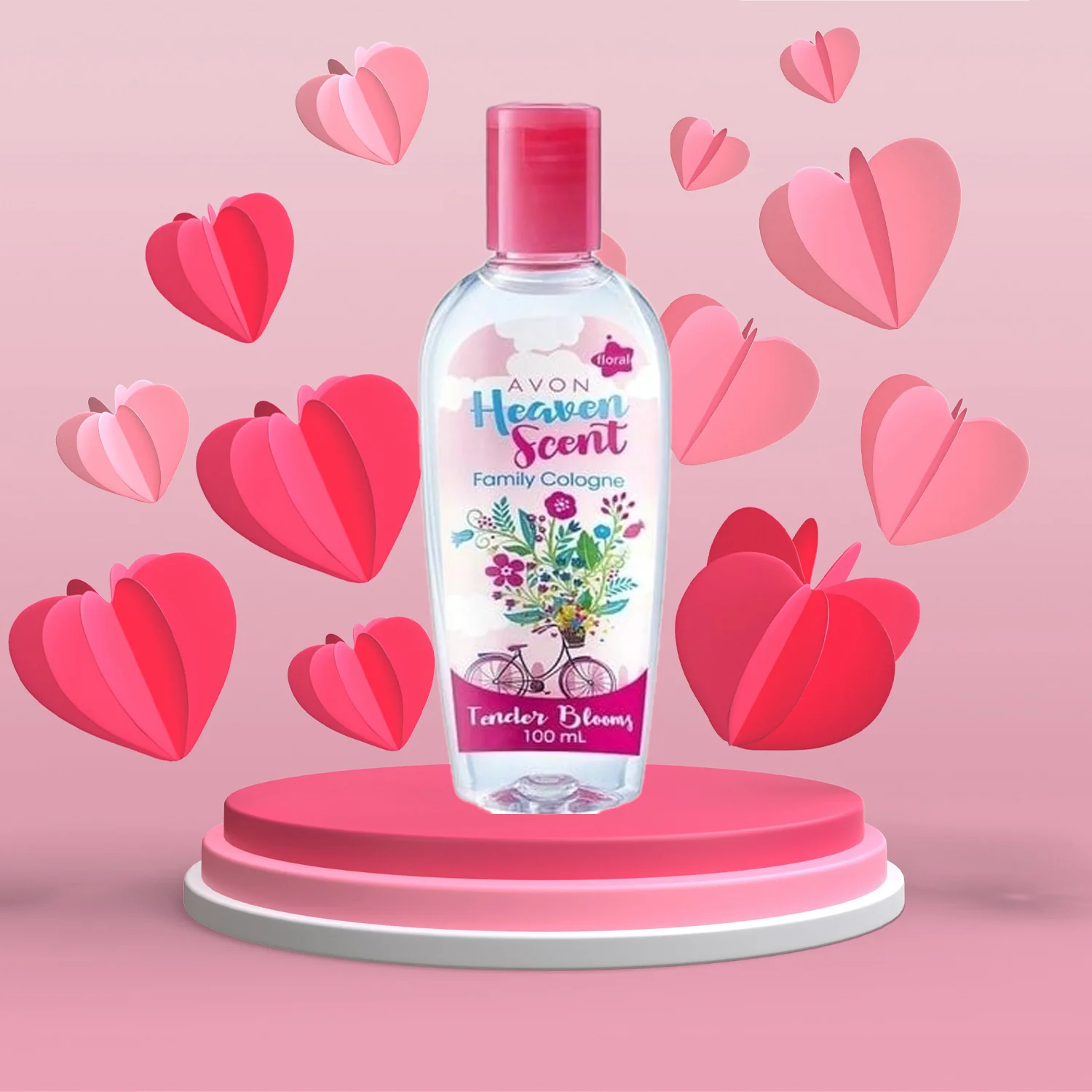 Avon Heaven Scent Family Cologne – Tender Blooms (100ml) - Image 2