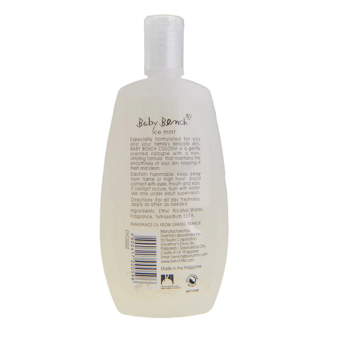 Baby Bench Cologne Ice Mint 200ml - Image 4