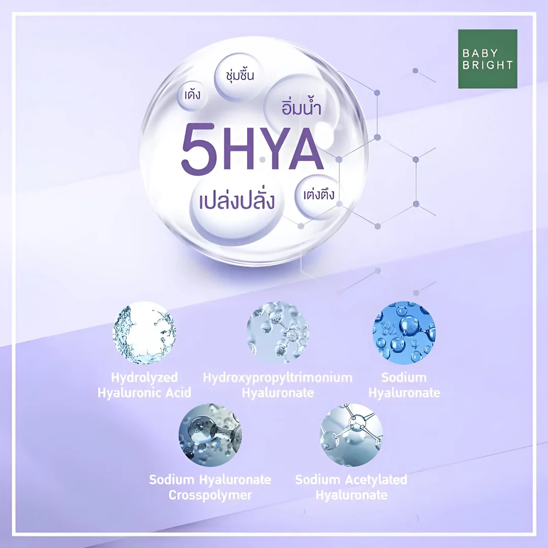 Baby Bright 5HYA & Peptide Firming Eye Roller Serum - 15ml - Image 5