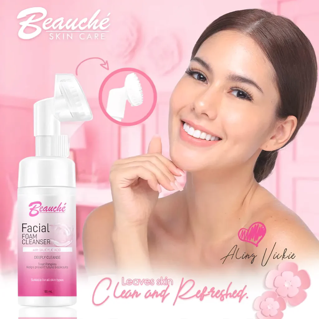 Beauche Facial Foam Cleanser with Salicylic Acid - 100ml