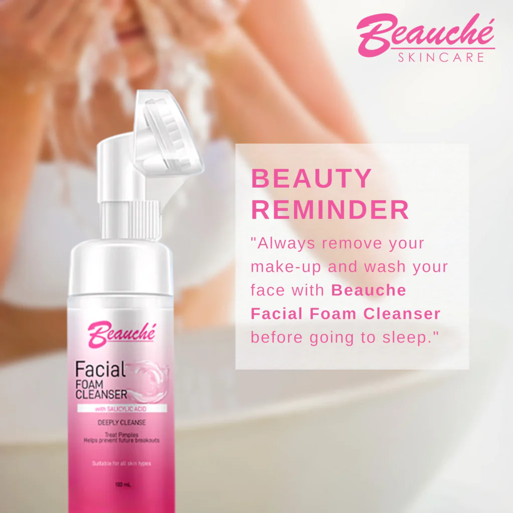 Beauche Facial Foam Cleanser with Salicylic Acid - 100ml - Image 5