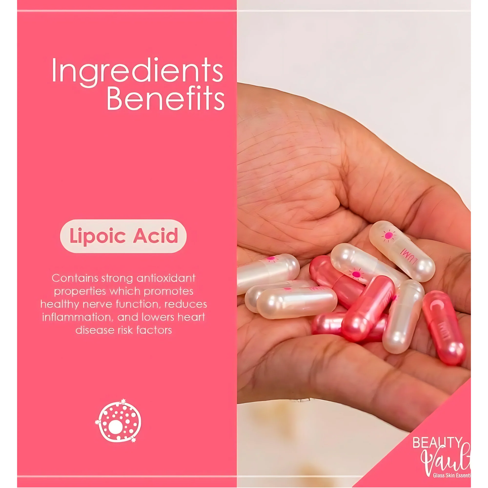 Beauty Vault Lumi 24H Glutathione Capsules 60 Caps - Image 11