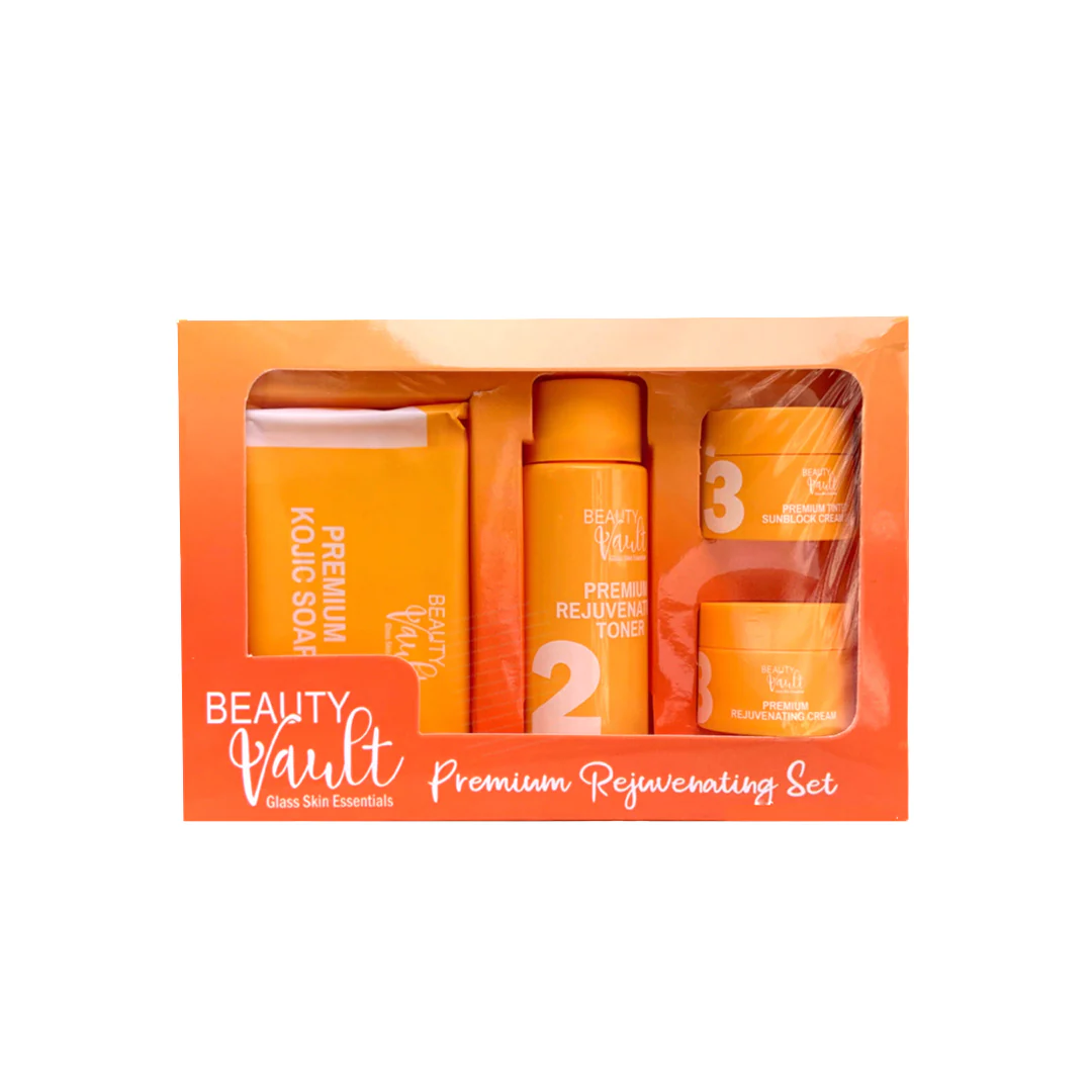 Beauty Vault Premium Rejuvenating Set & Premium Tinted Sunblock SPF45 – 50g (Combo Pack) - Image 11
