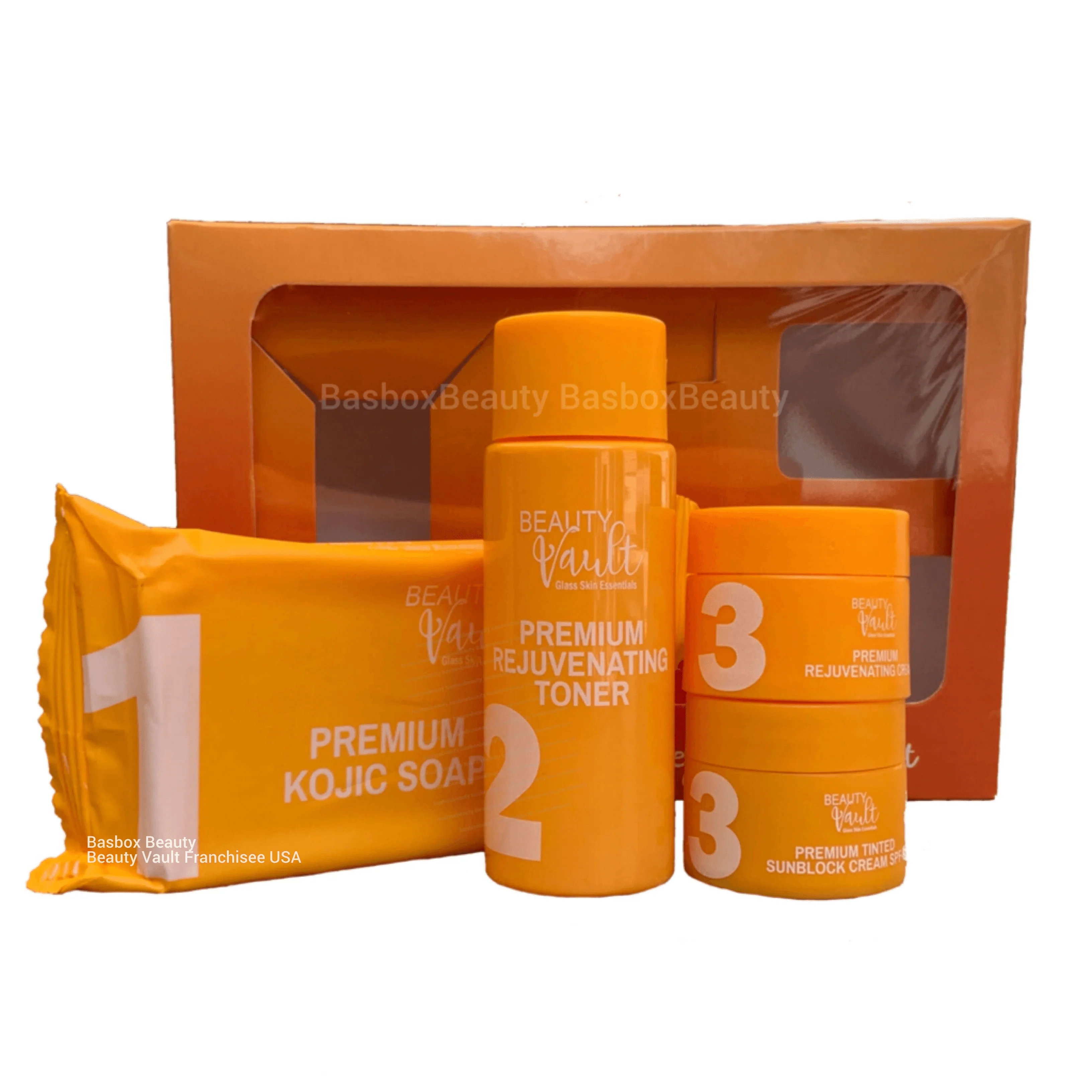 Beauty Vault Premium Rejuvenating Set & Premium Tinted Sunblock SPF45 – 50g (Combo Pack) - Image 13